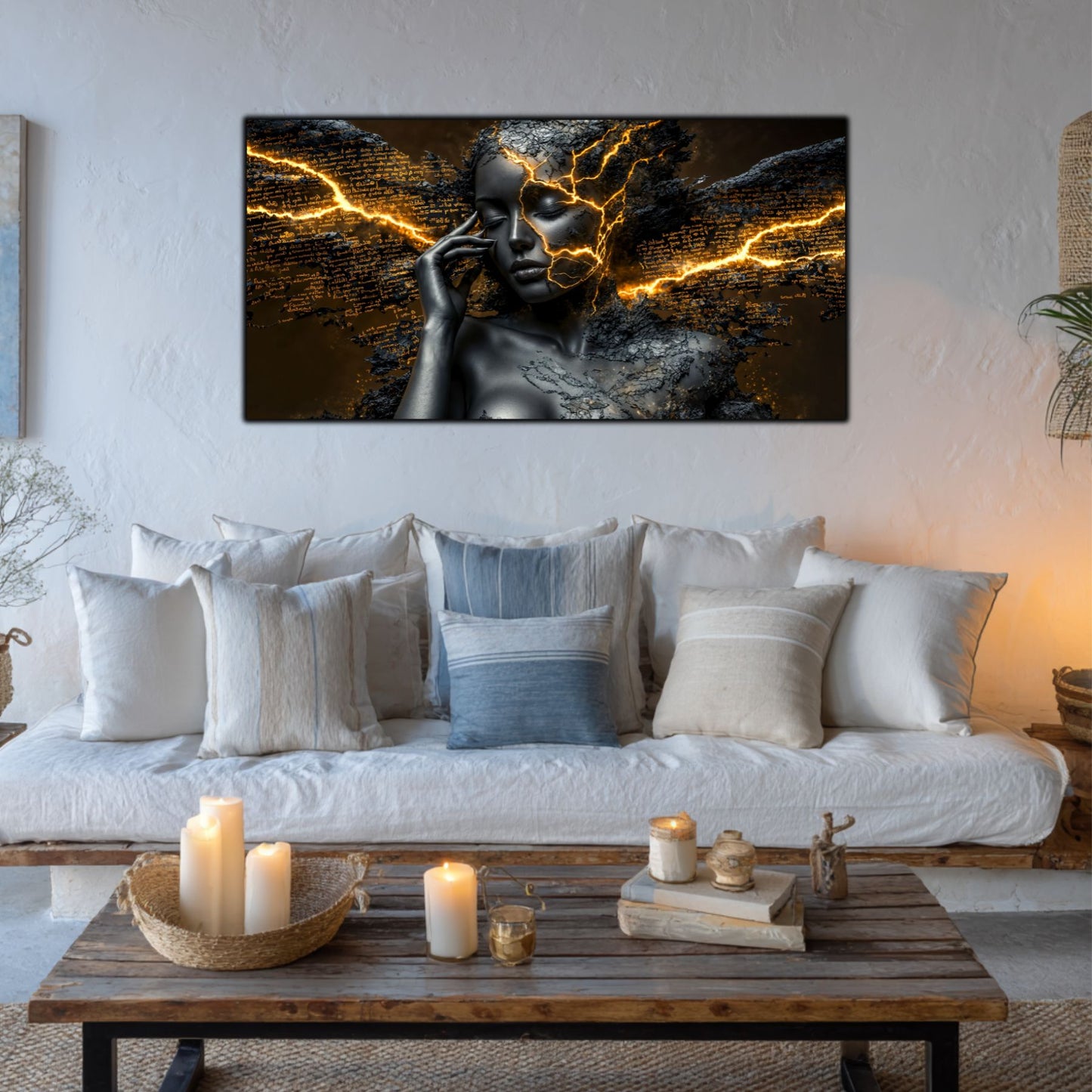 Tablou Decorativ Premium – Ideal pentru Dormitor si Living - Print UV pe Sticla Securizata