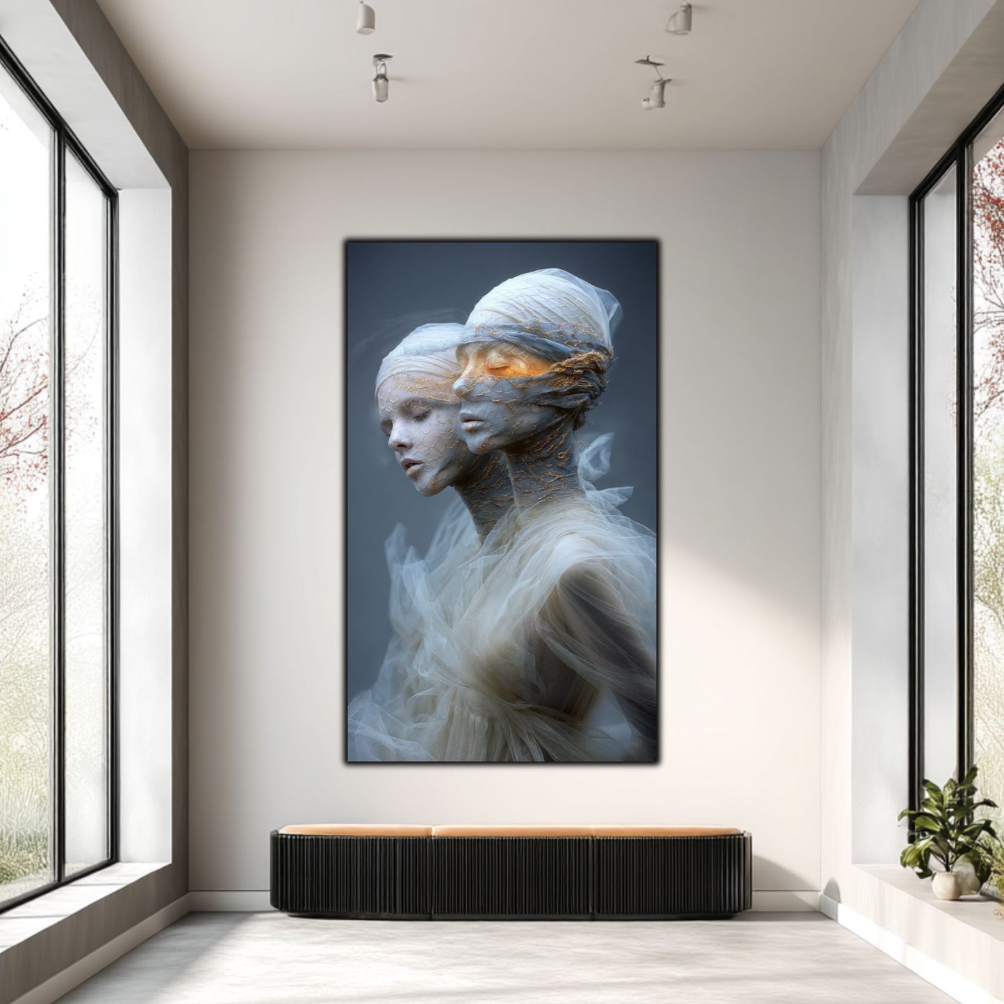 Tablou Decorativ Premium pe Sticla Securizata - „Fractured Dream” - No02