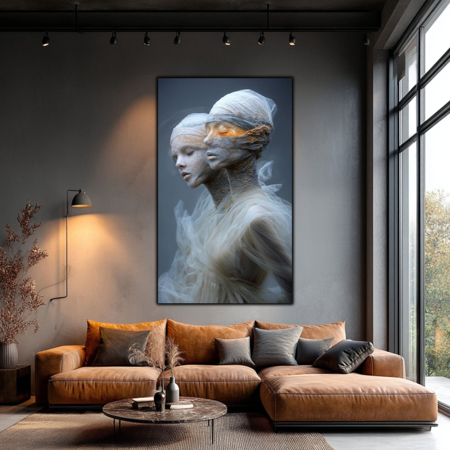 Tablou Decorativ Premium pe Sticla Securizata - „Fractured Dream” - No02
