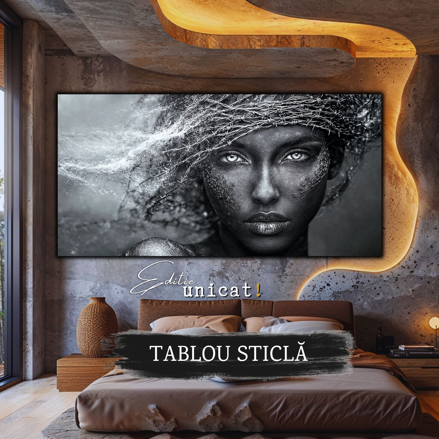 Frosted Soul - Tablou Sticla Securizata - 15