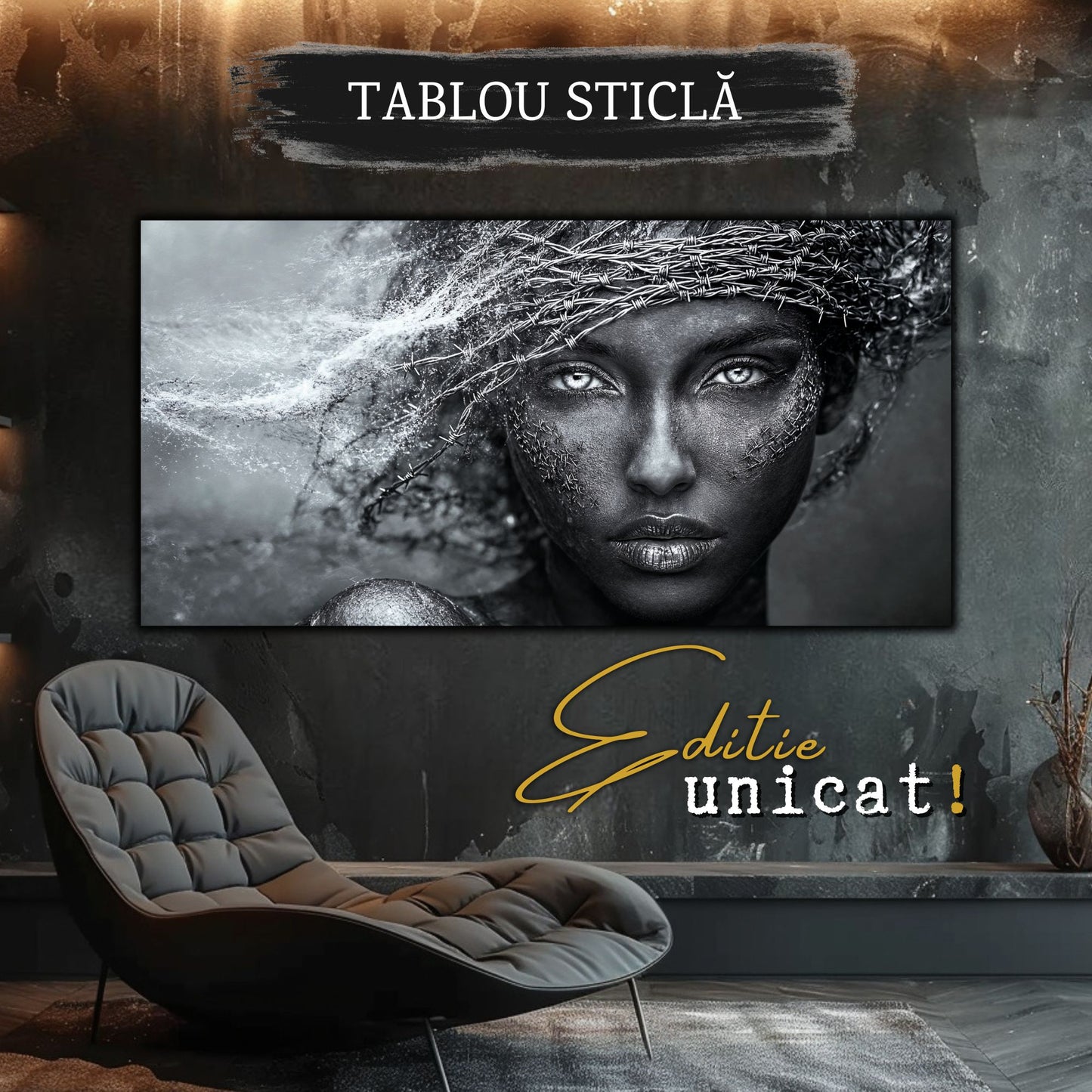 Frosted Soul - Tablou Sticla Securizata - 15