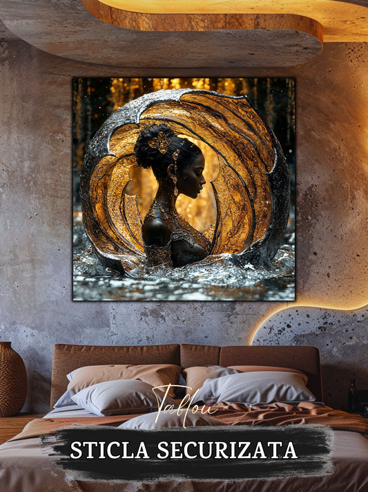 Tablou Sticla Securizata - Soul's Mandala No10