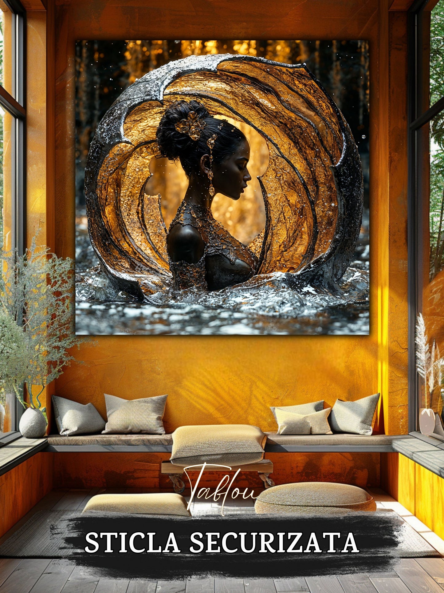 Tablou Sticla Securizata - Soul's Mandala No10