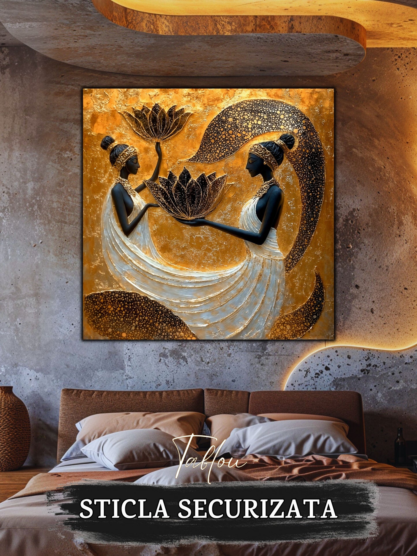 Tablou Sticla Securizata - Inner Lotus - 02