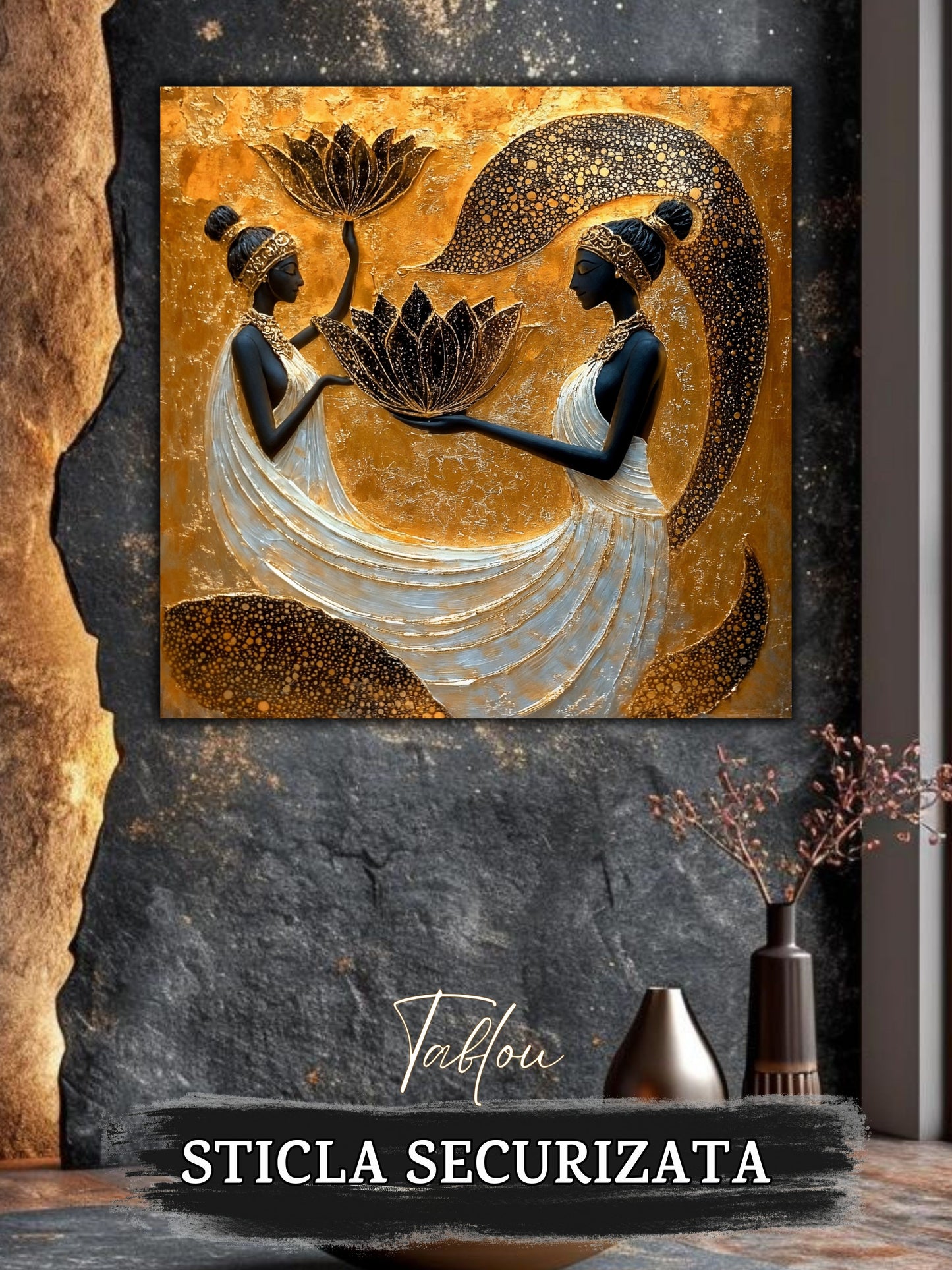 Tablou Sticla Securizata - Inner Lotus - 02