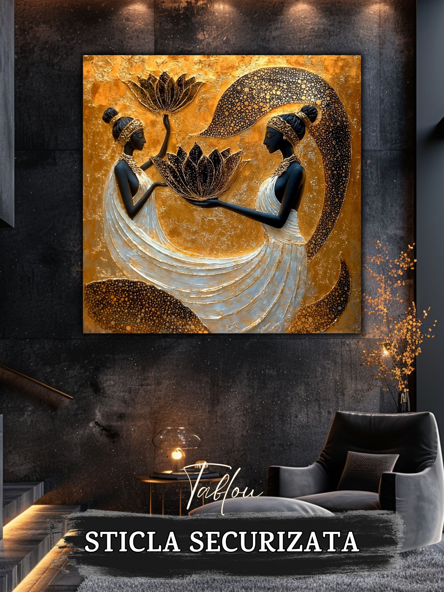 Tablou Sticla Securizata - Inner Lotus - 02