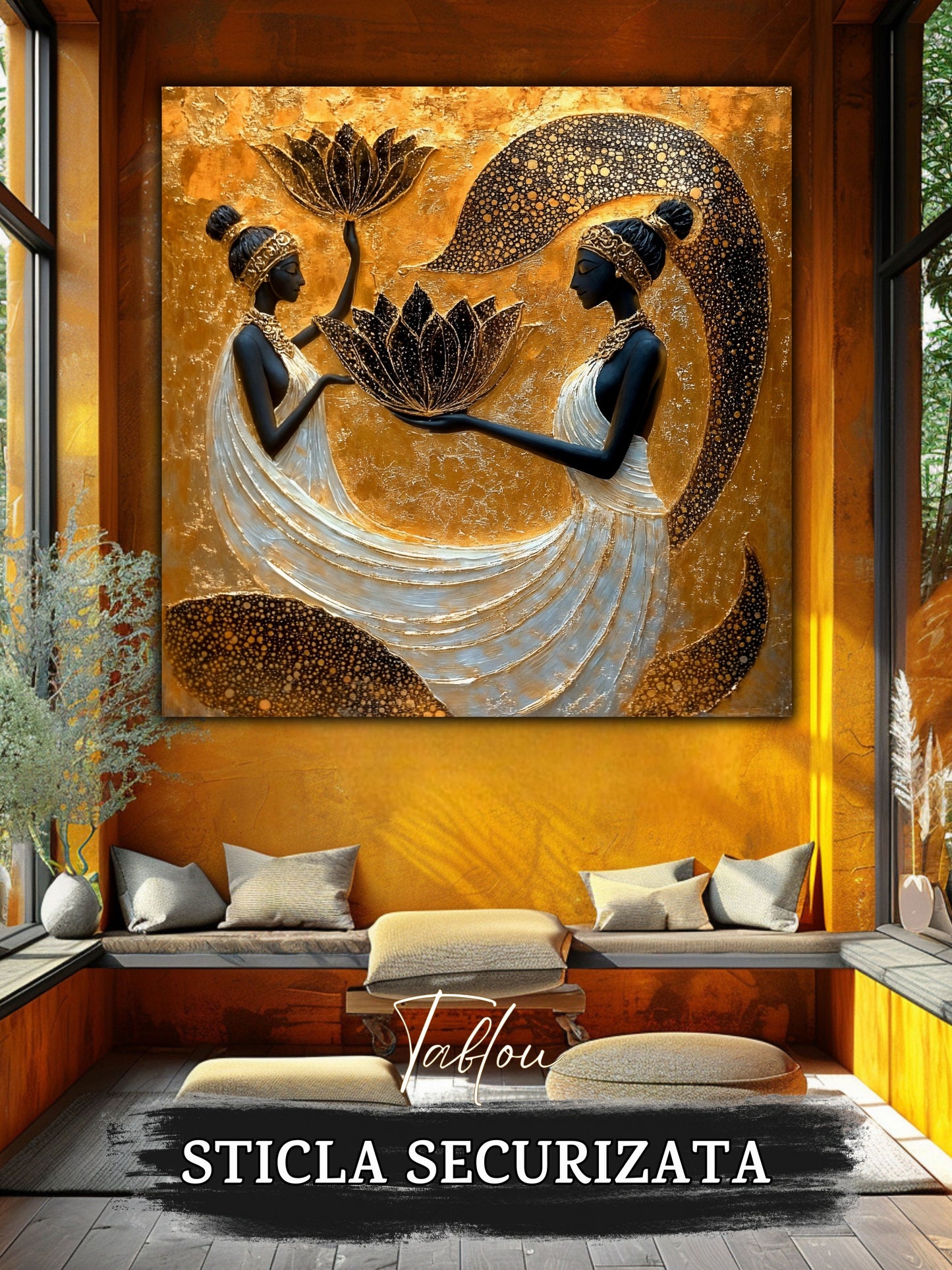 Tablou Sticla Securizata - Inner Lotus - 02