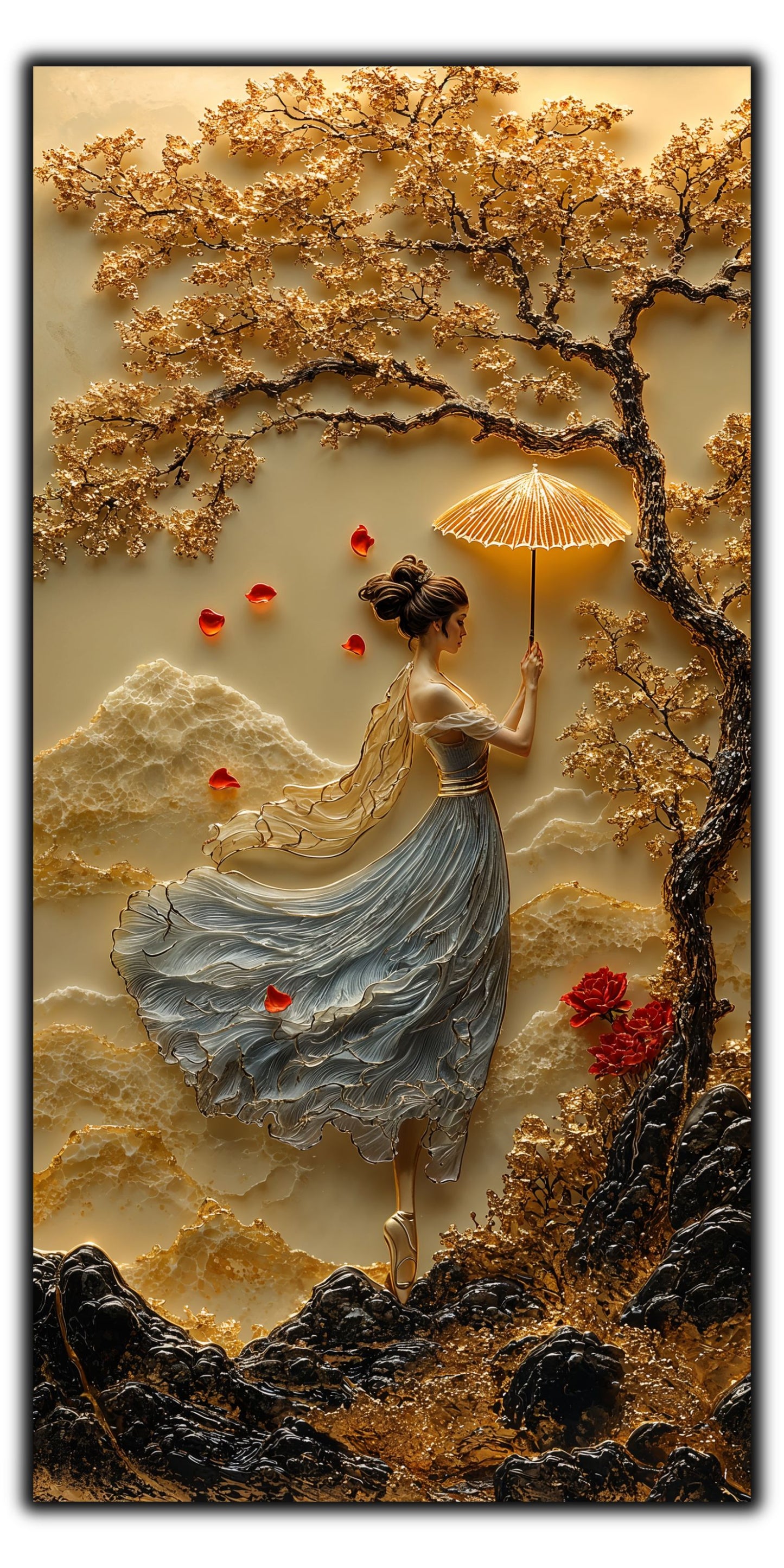 Tablou Sticla Securizata - Fragment of The Soul - 04