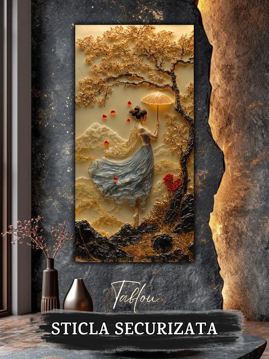 Tablou Sticla Securizata - Fragment of The Soul - 04
