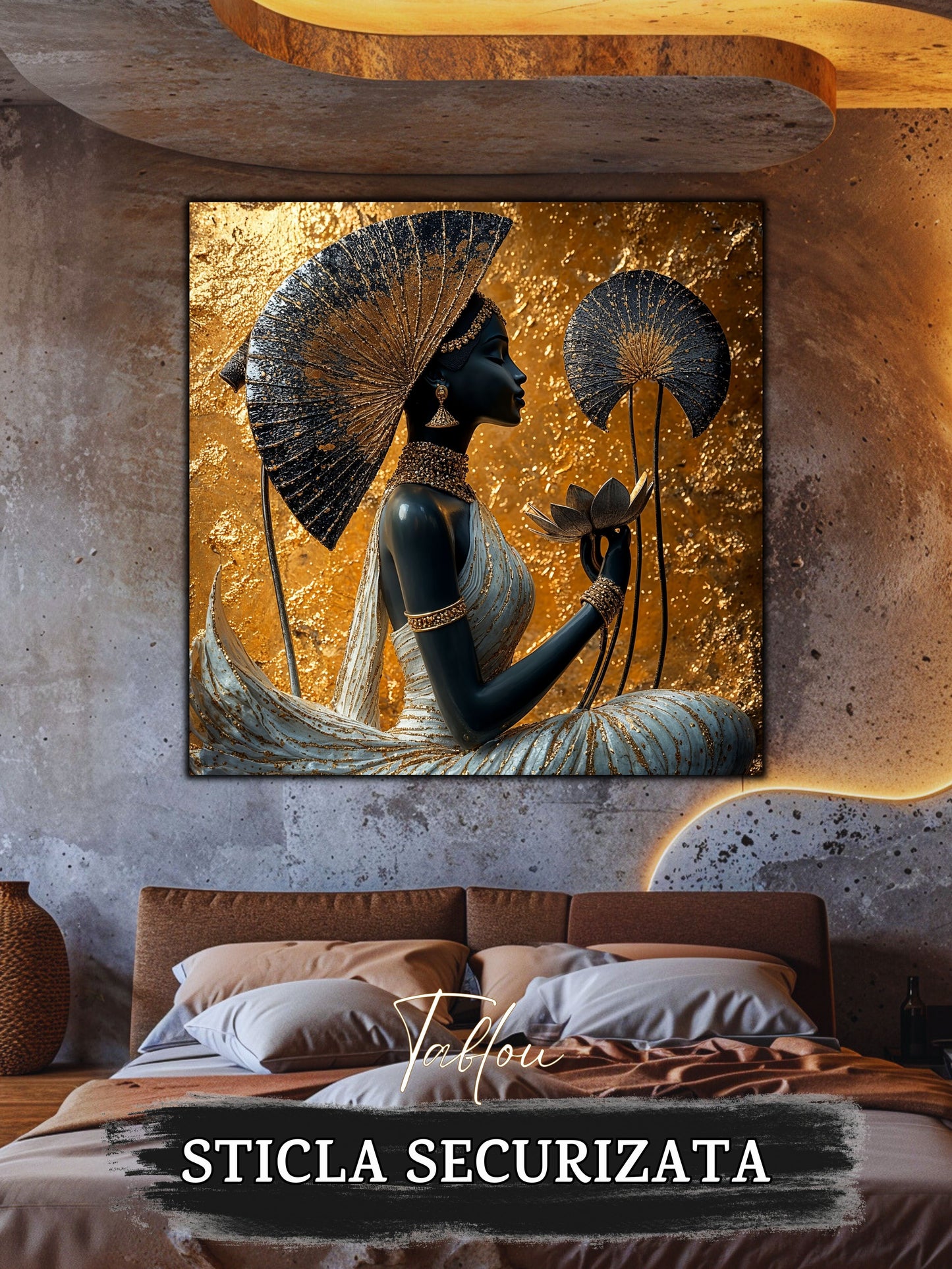 Tablou Sticla Securizata - Inner Lotus - 10