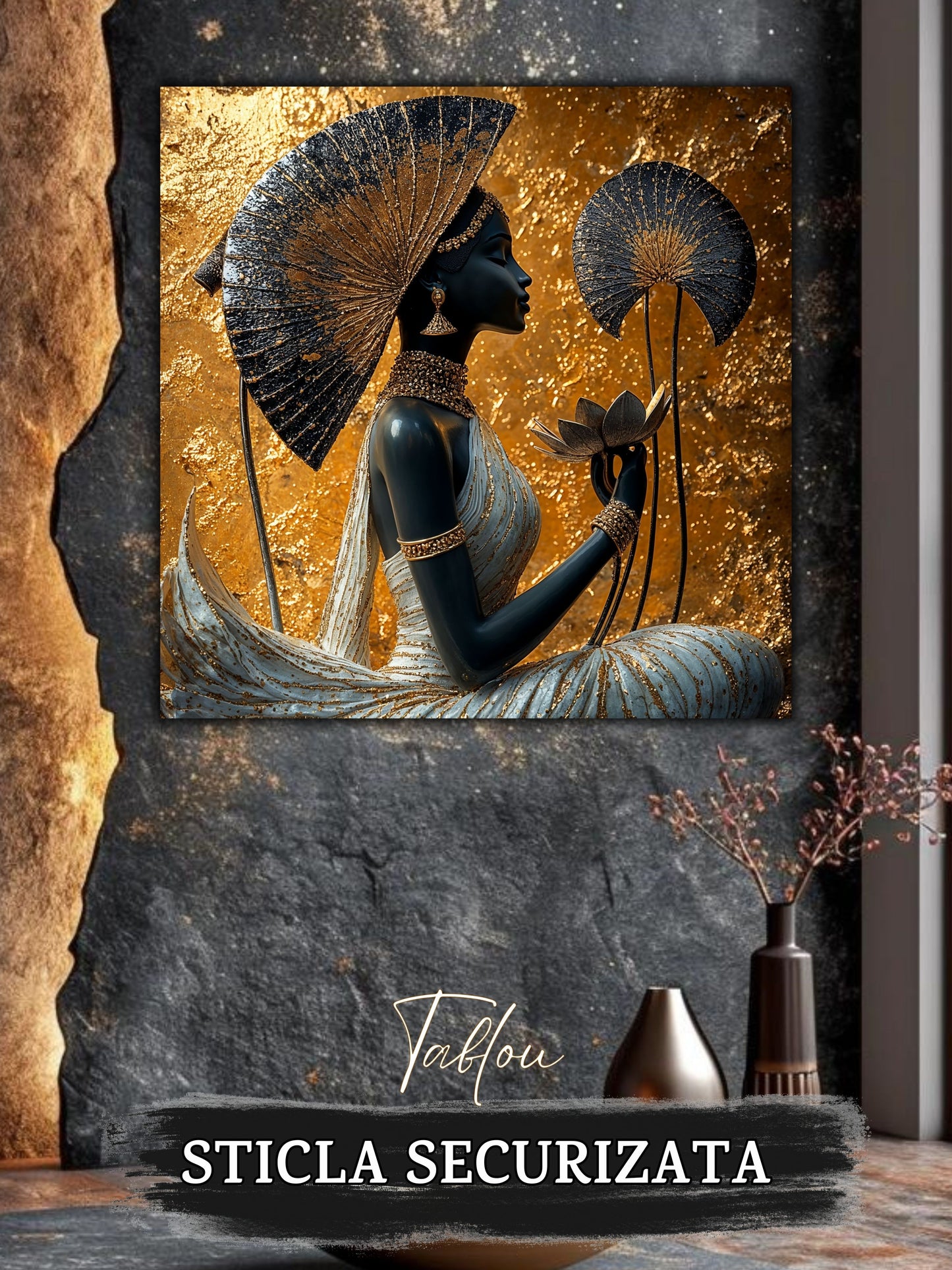 Tablou Sticla Securizata - Inner Lotus - 10