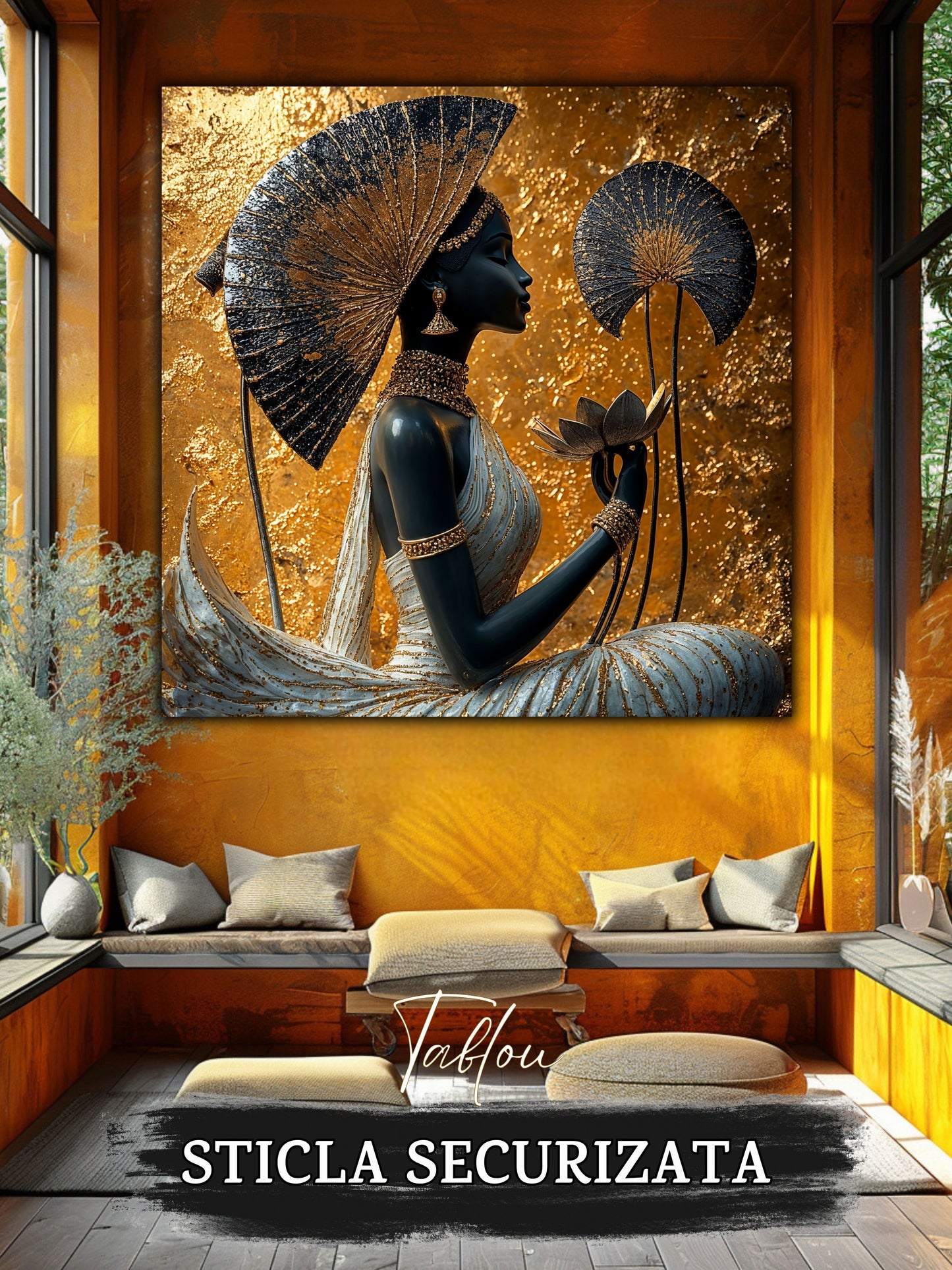 Tablou Sticla Securizata - Inner Lotus - 10