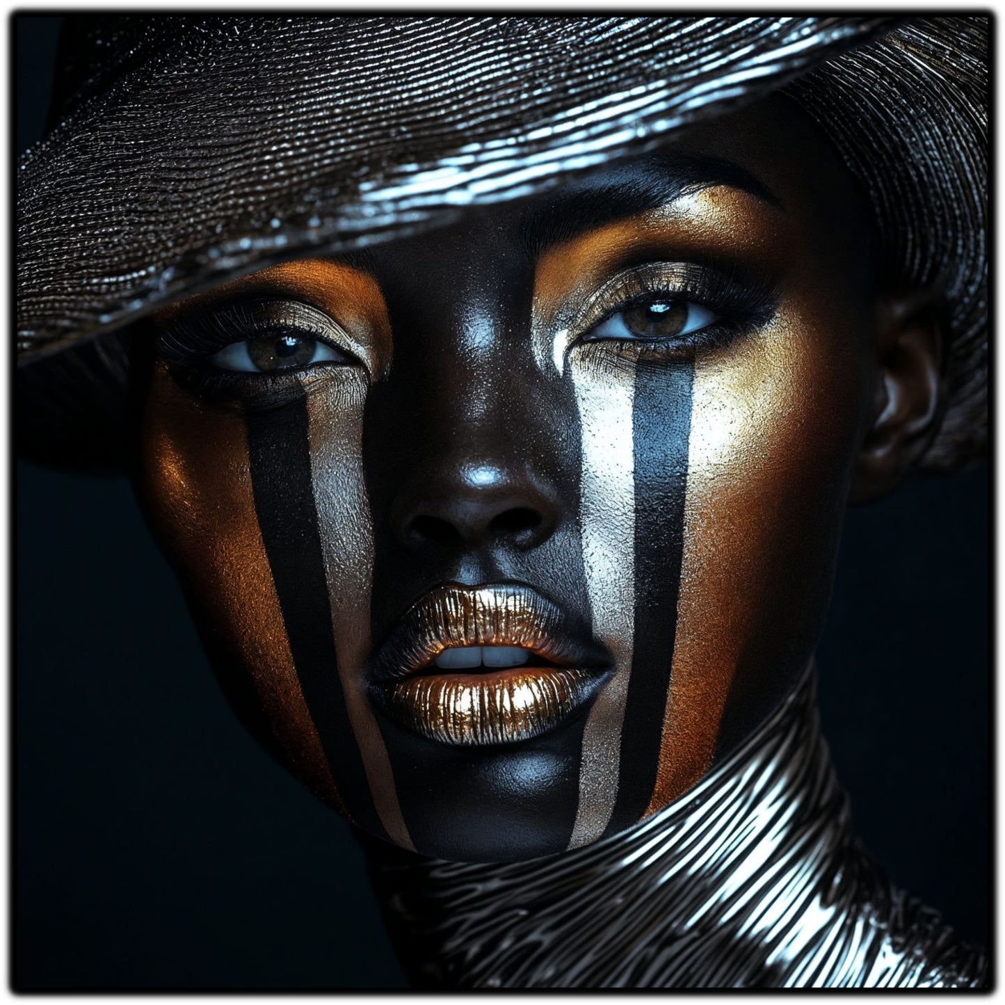 Dark Glow - Tablou Decorativ pt Peretele Livingului Modern - NO07
