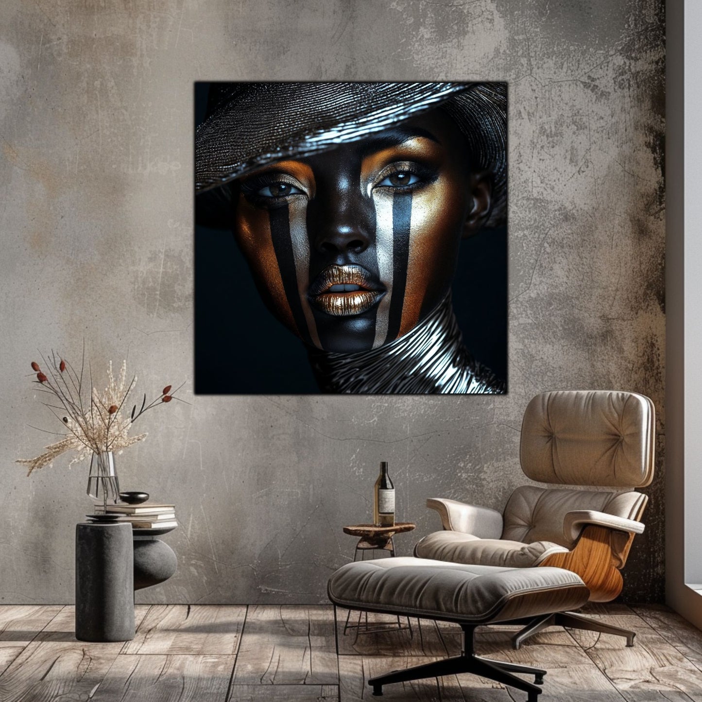 Dark Glow - Tablou Decorativ pt Peretele Livingului Modern - NO07