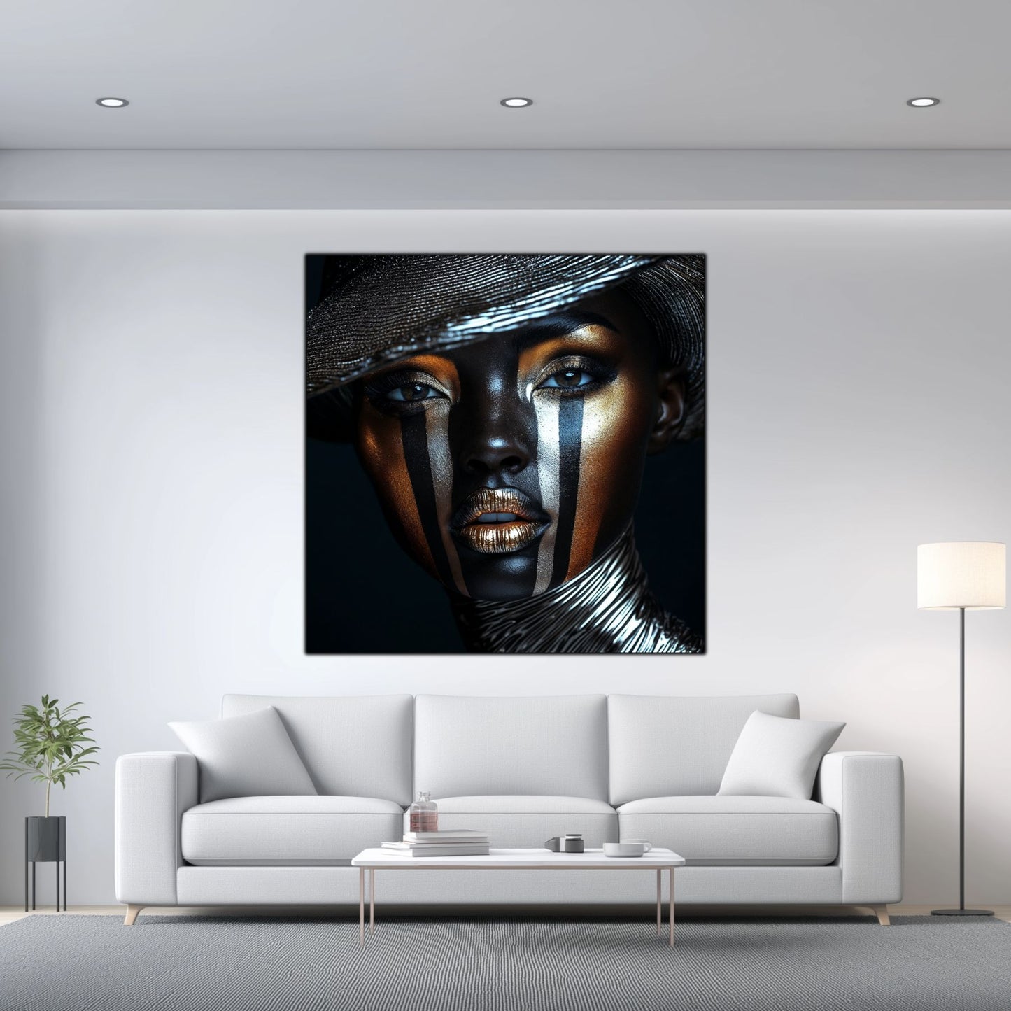 Dark Glow - Tablou Decorativ pt Peretele Livingului Modern - NO07