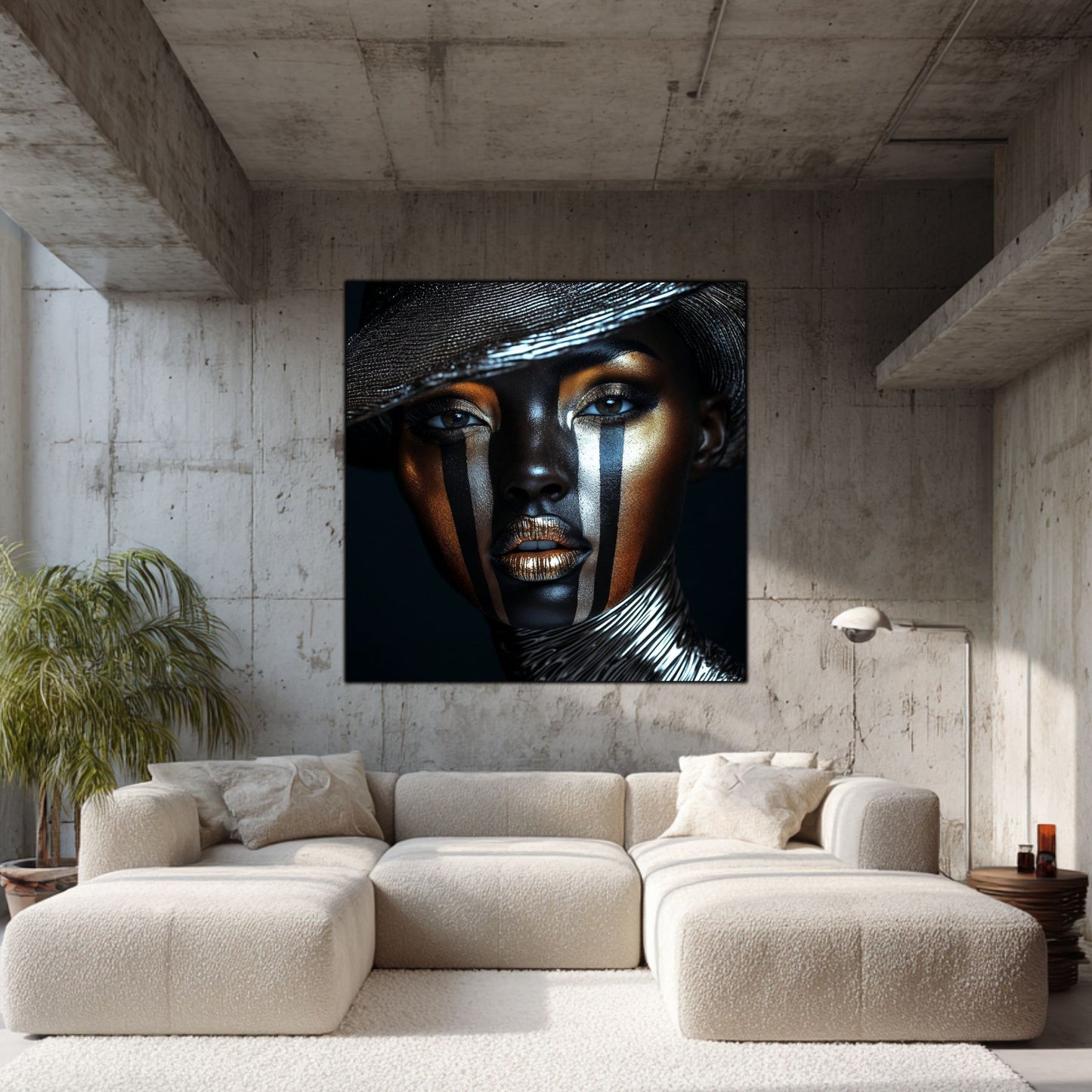 Dark Glow - Tablou Decorativ pt Peretele Livingului Modern - NO07