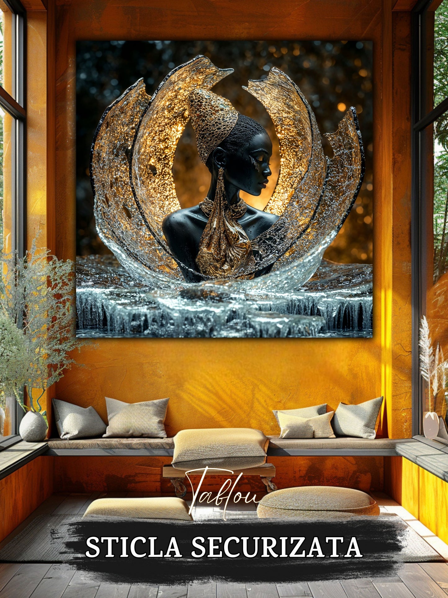 Tablou Sticla Securizata - Soul's Mandala No05