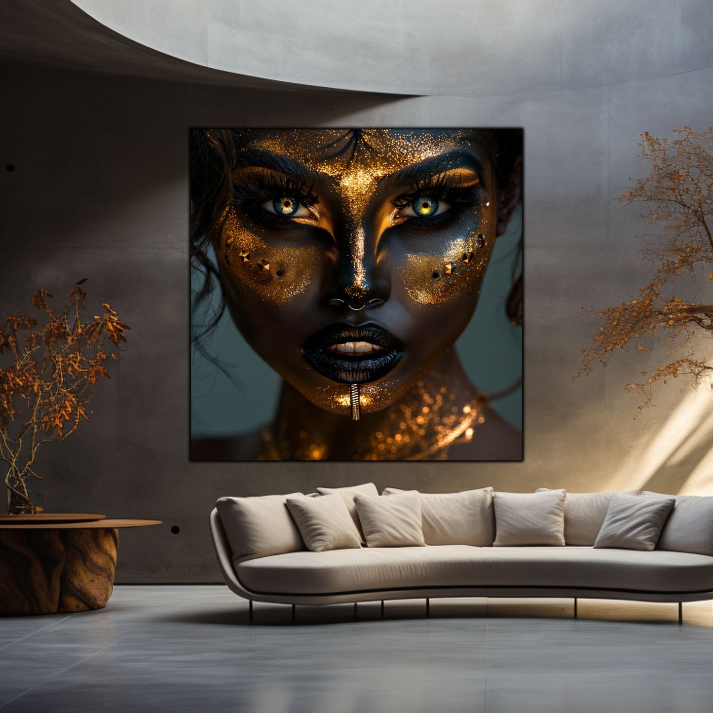 Tablou Sticla Securizata - Dark Zen - Reimagined10