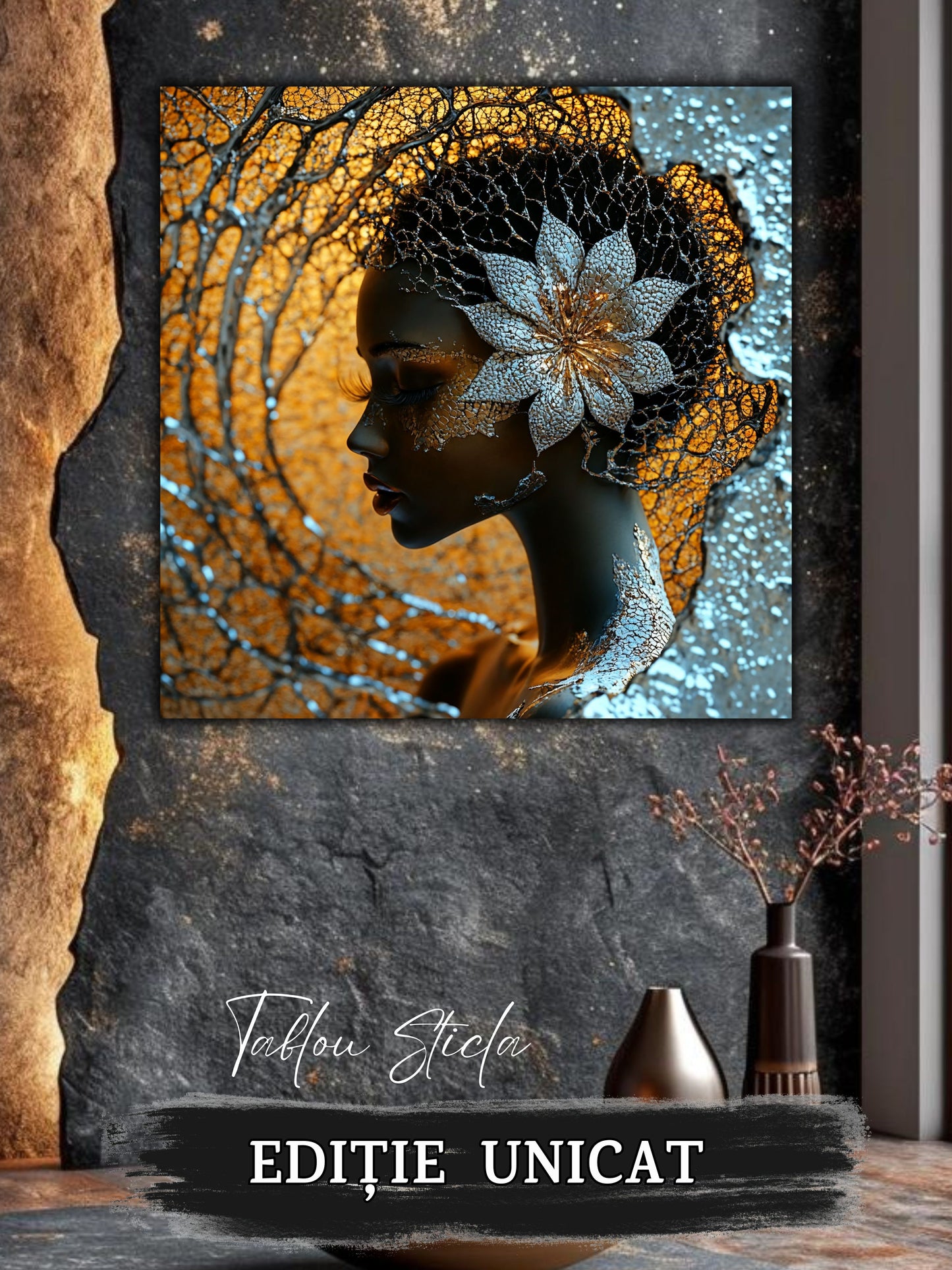Liquid dream - Tablou Unicat pe Sticla - 05