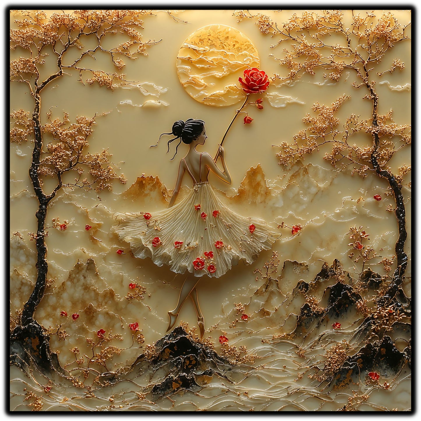 Tablou Sticla Securizata - Fragment of The Soul - 21