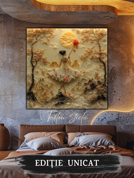 Tablou Sticla Securizata - Fragment of The Soul - 21