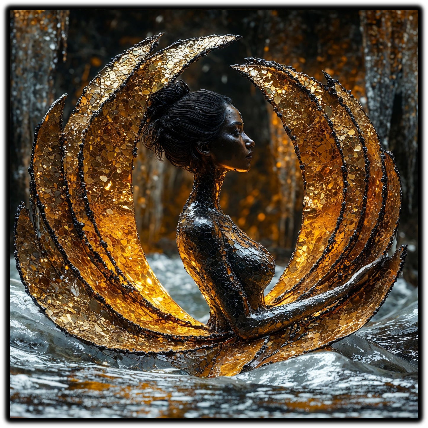 Tablou Sticla Securizata - Soul's Mandala No16
