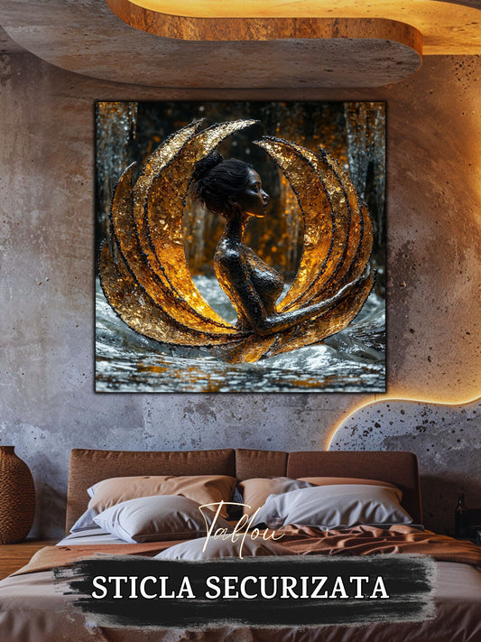 Tablou Sticla Securizata - Soul's Mandala No16
