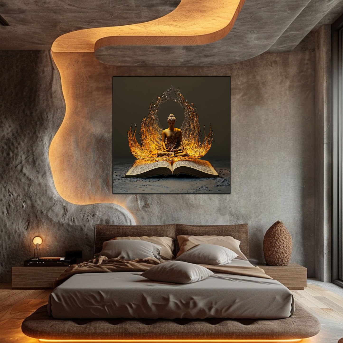 Tablou Decorativ pt Living sau Dormitor - Print UV pe Sticla - „Ascend” - No18