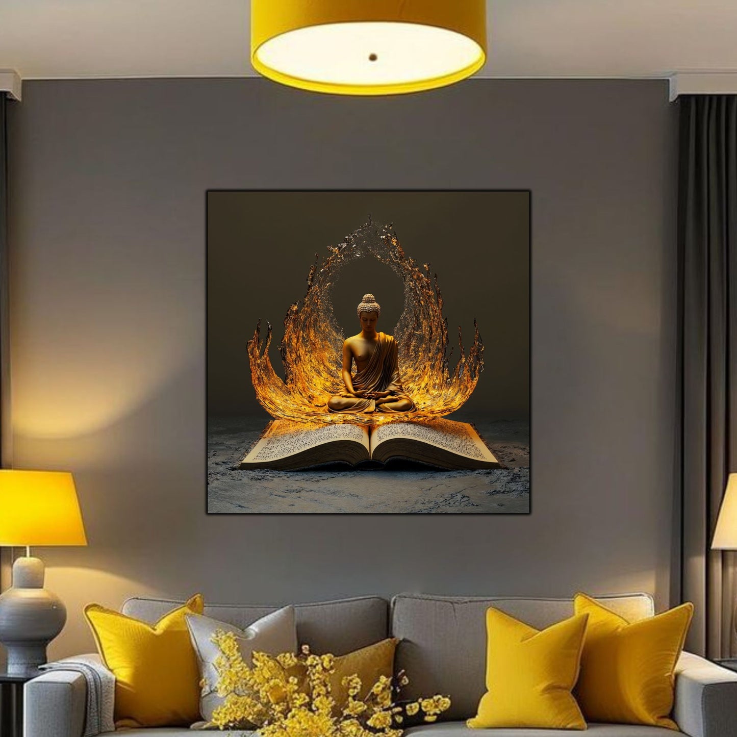 Tablou Decorativ pt Living sau Dormitor - Print UV pe Sticla - „Ascend” - No18