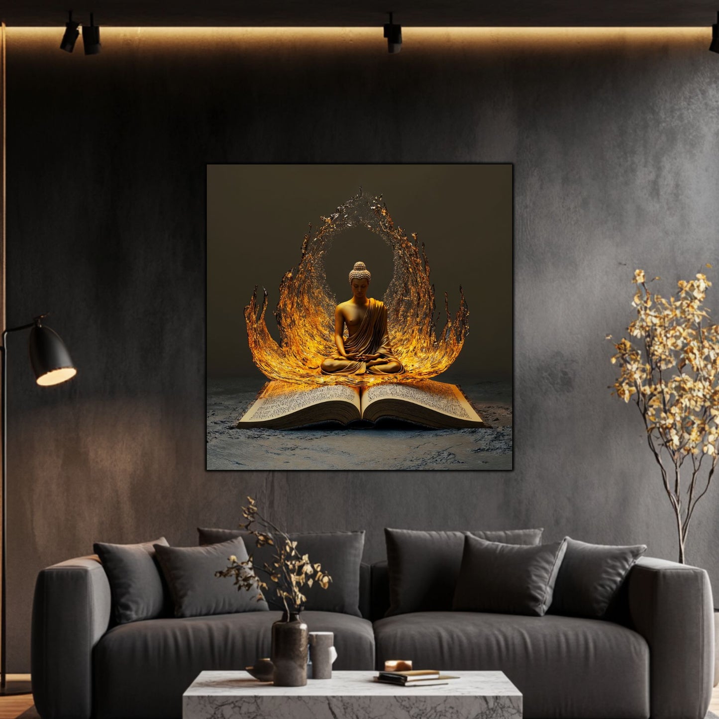 Tablou Decorativ pt Living sau Dormitor - Print UV pe Sticla - „Ascend” - No18