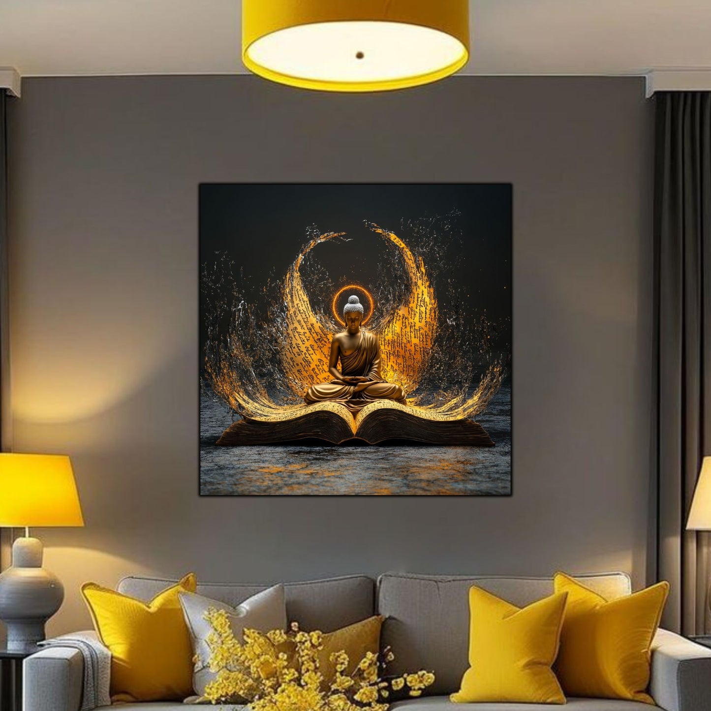 Tablou Decorativ pt Living sau Dormitor - Print UV pe Sticla - „Ascend” - No15