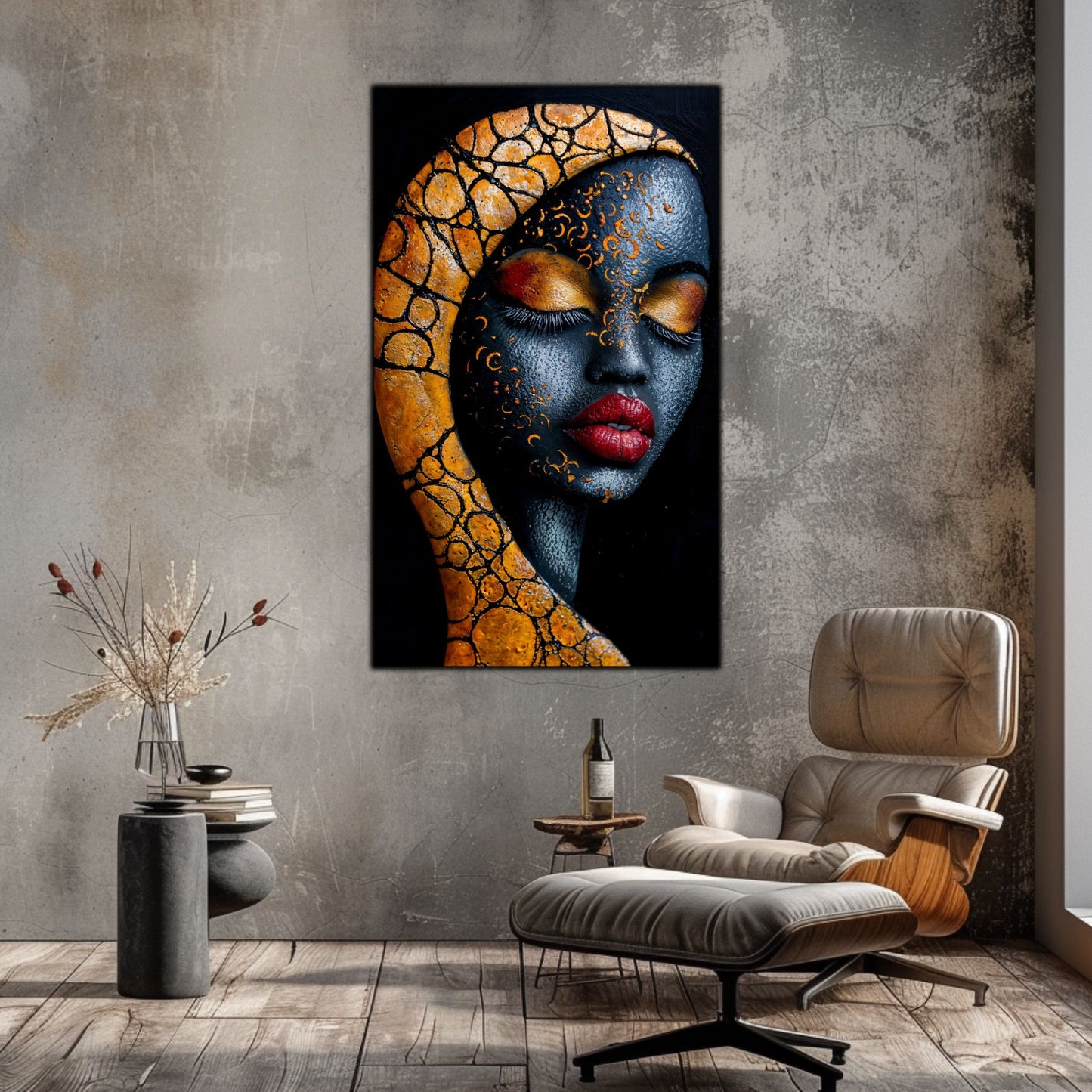 Tablou pt Decorul Livingului Modern – Sticla Securizata – Colectia Ancestral - No17