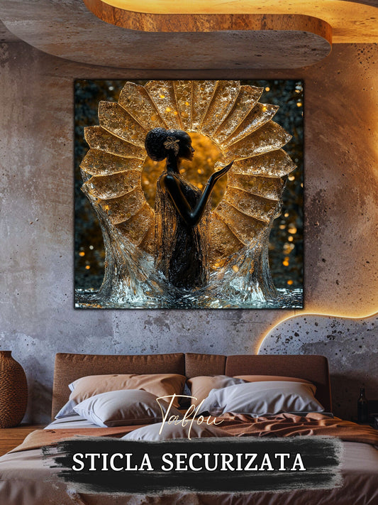 Tablou Sticla Securizata - Soul's Mandala No19