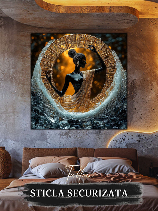 Tablou Sticla Securizata - Soul's Mandala No07