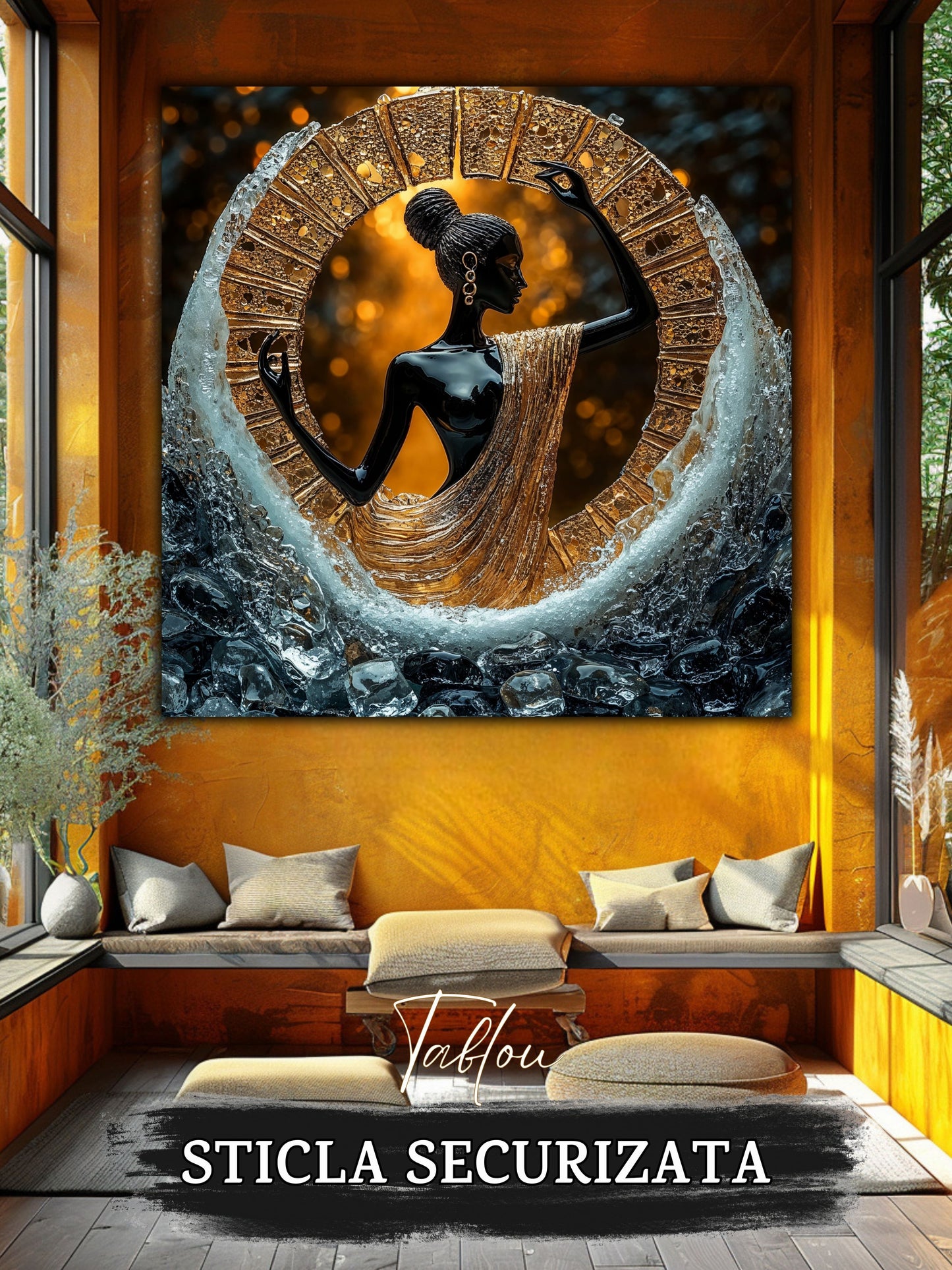 Tablou Sticla Securizata - Soul's Mandala No07