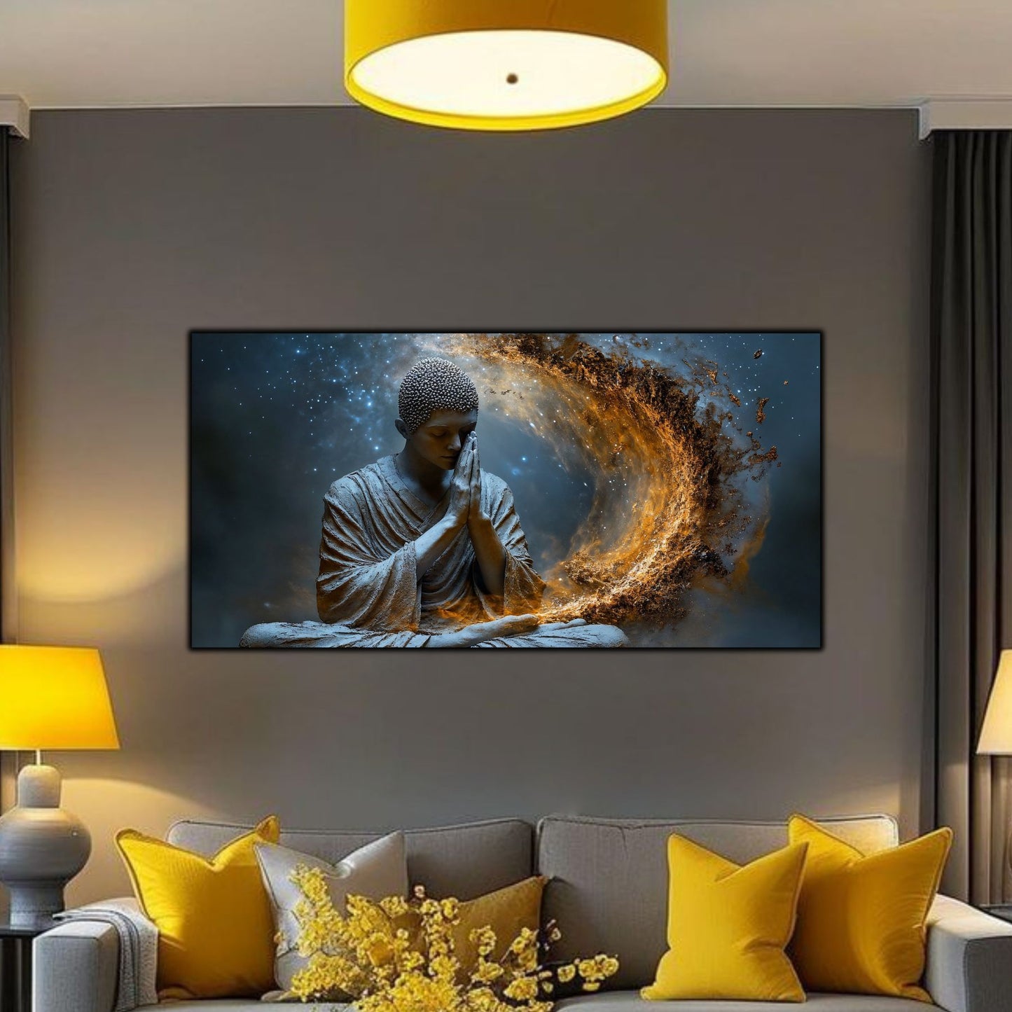 Tablou Decorativ pe Sticla Securizata – Ideal pt Dormitor si Living - Beyond Stardust No12