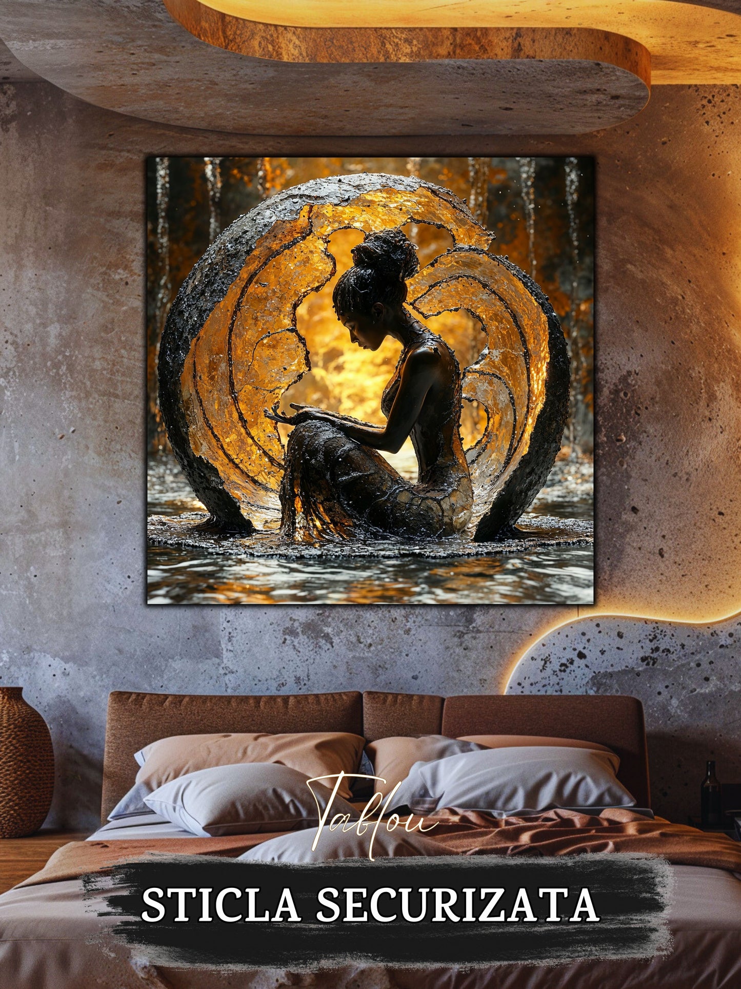 Tablou Sticla Securizata - Soul's Mandala No03
