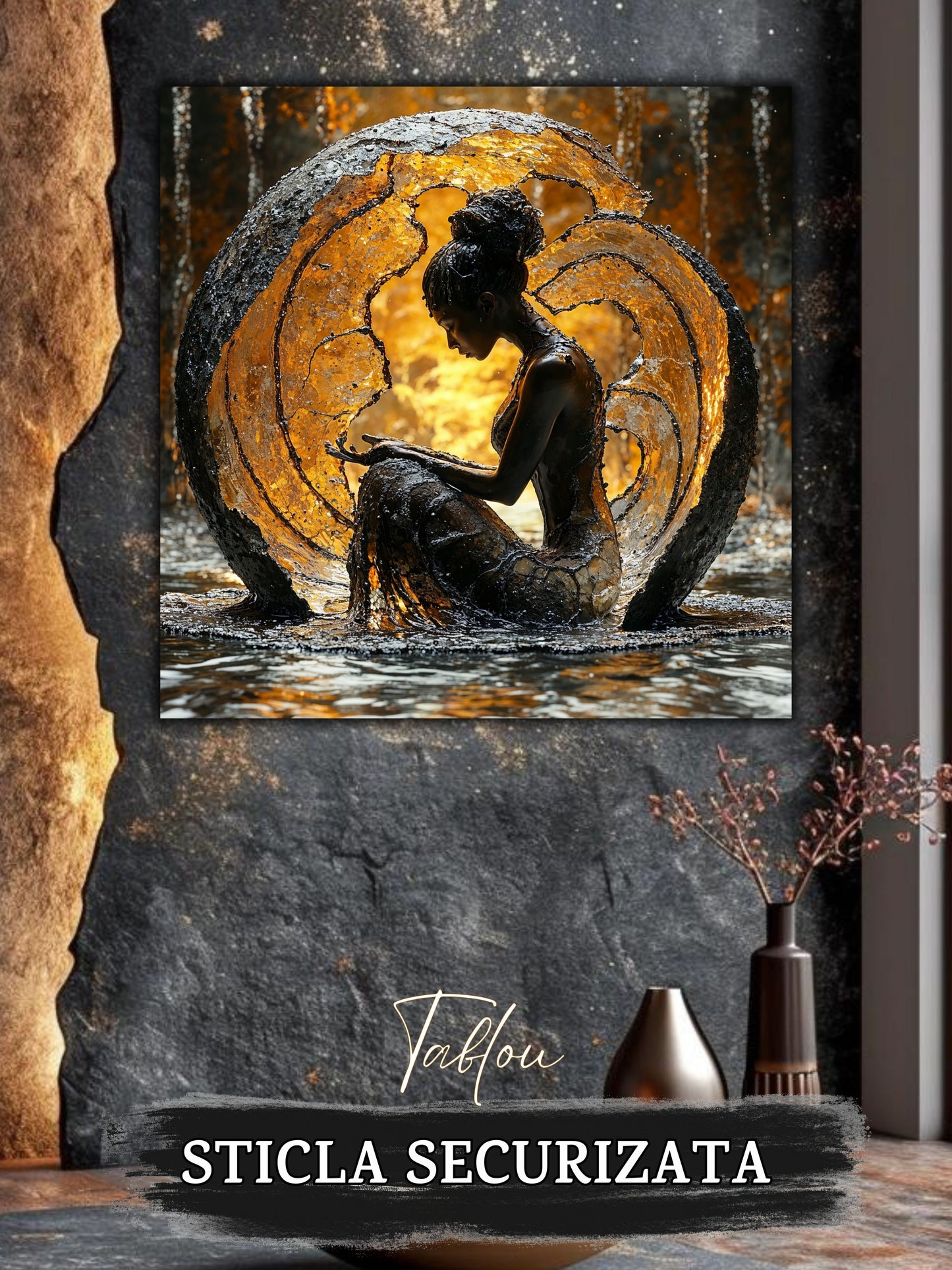 Tablou Sticla Securizata - Soul's Mandala No03
