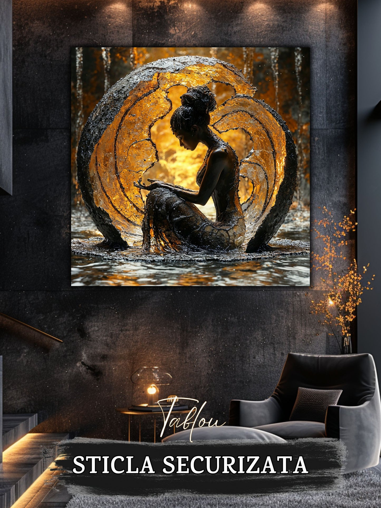 Tablou Sticla Securizata - Soul's Mandala No03
