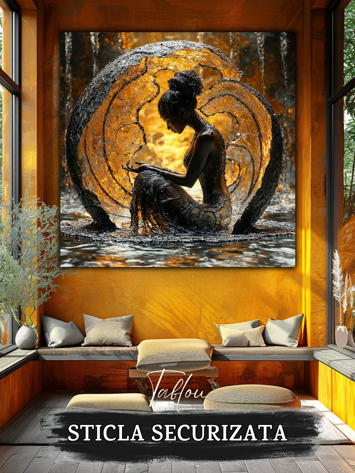 Tablou Sticla Securizata - Soul's Mandala No03