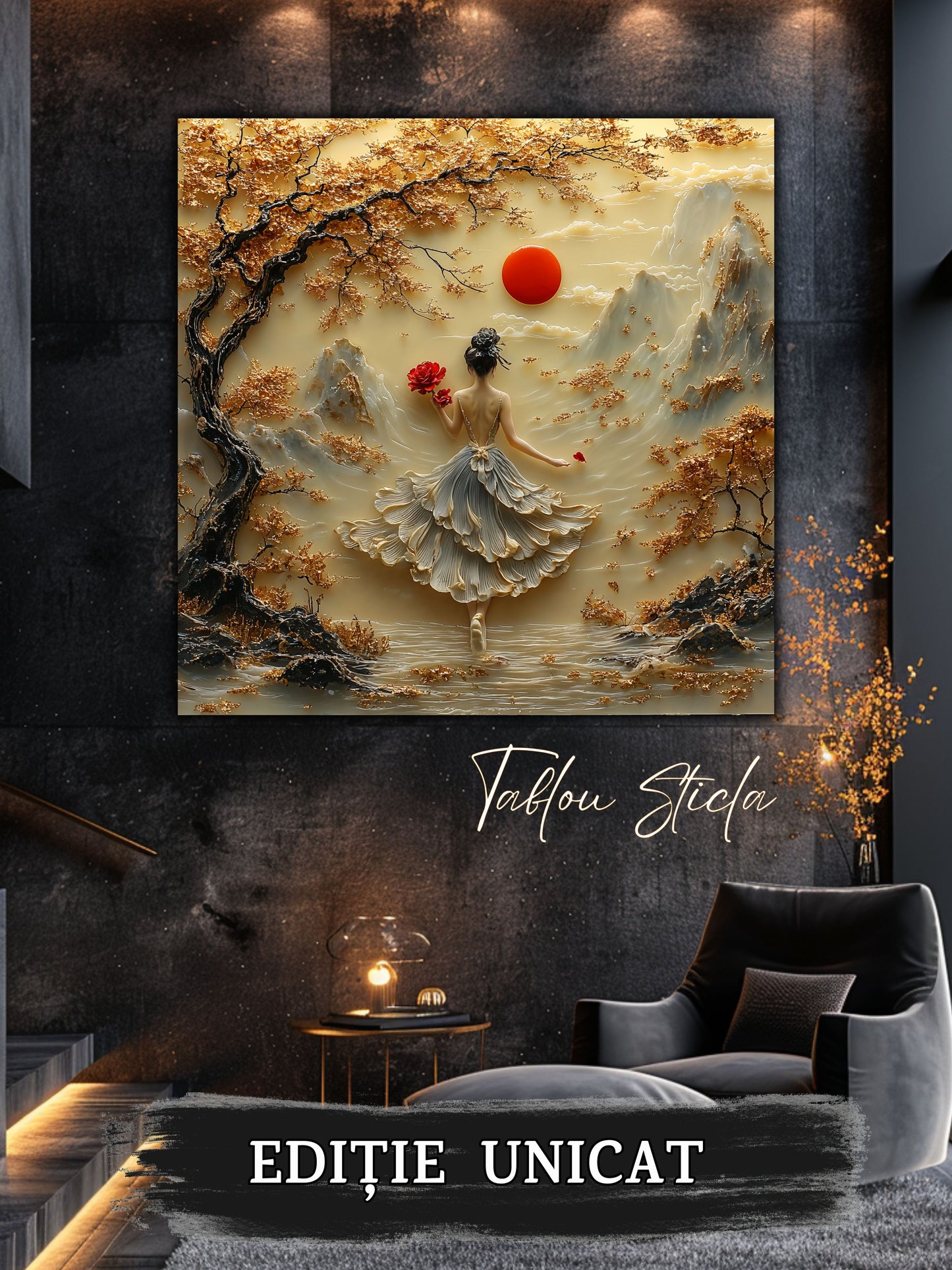 Tablou Sticla Securizata - Fragment of The Soul - 20