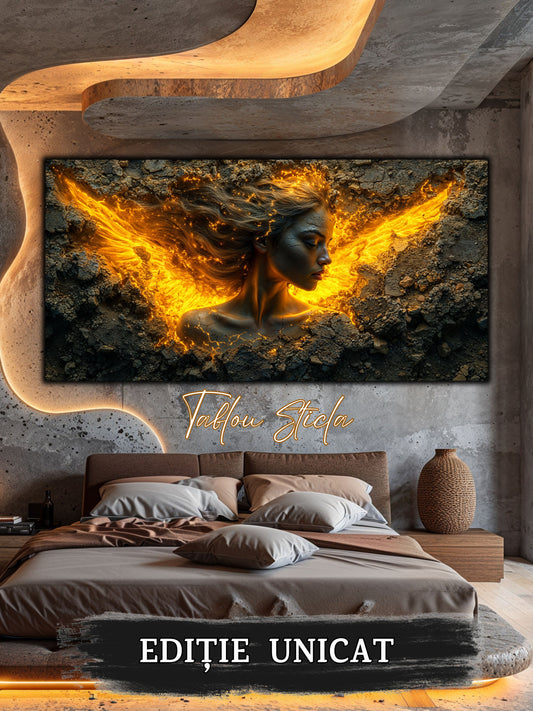 Zen Embers - Tablou Sticla Securizata - 04