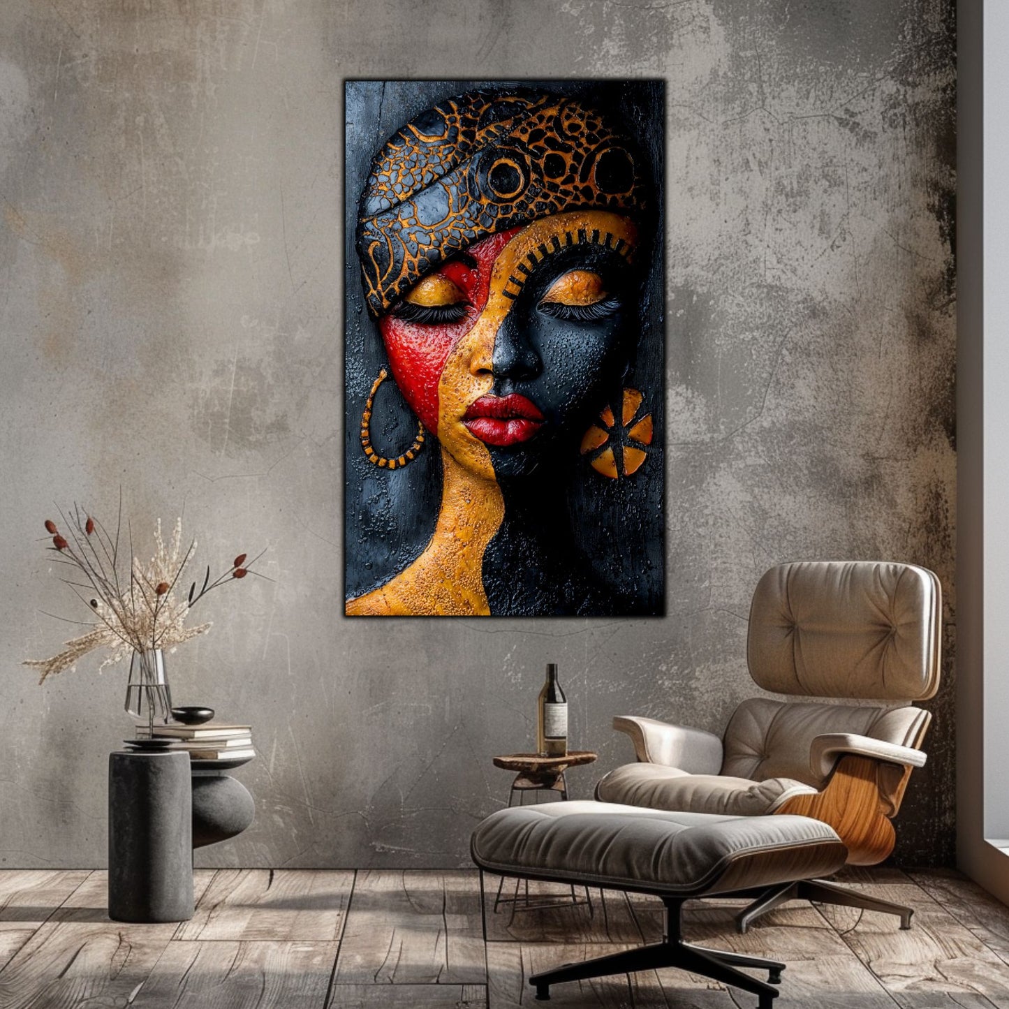 Tablou pt Decorul Livingului Modern – Sticla Securizata – Colectia Ancestral - No15