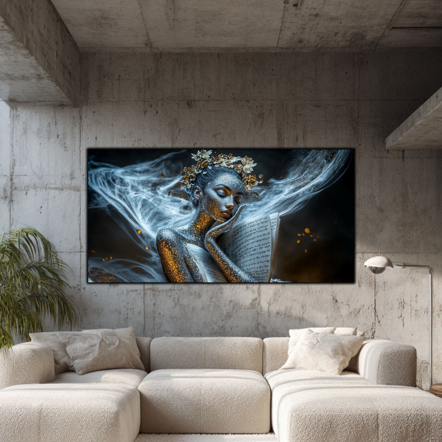 Beyond Meditation - Tablouri moderne pe sticla securizata pentru living contemporan NO43