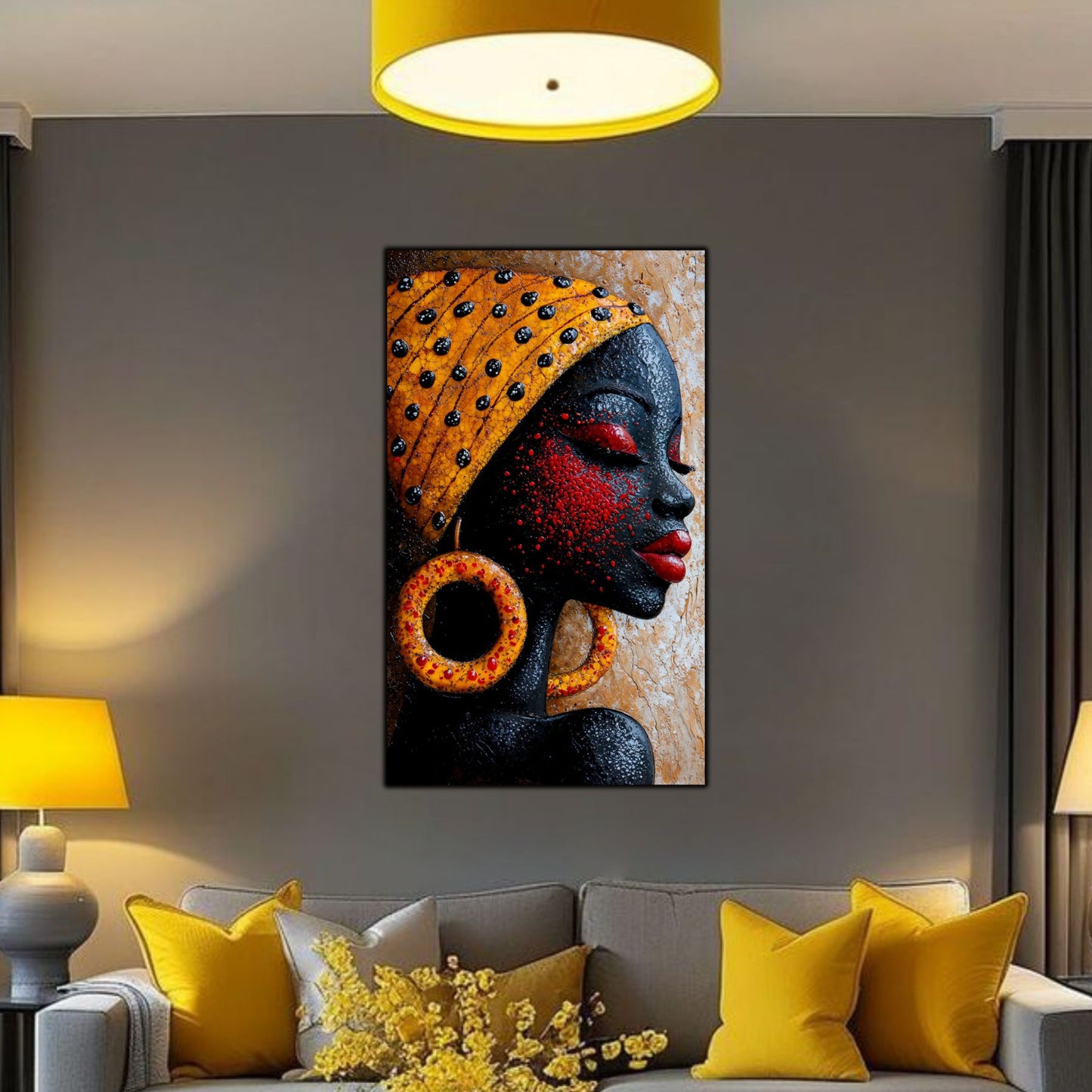 Tablou pt Decorul Livingului Modern – Sticla Securizata – Colectia Ancestral - No10