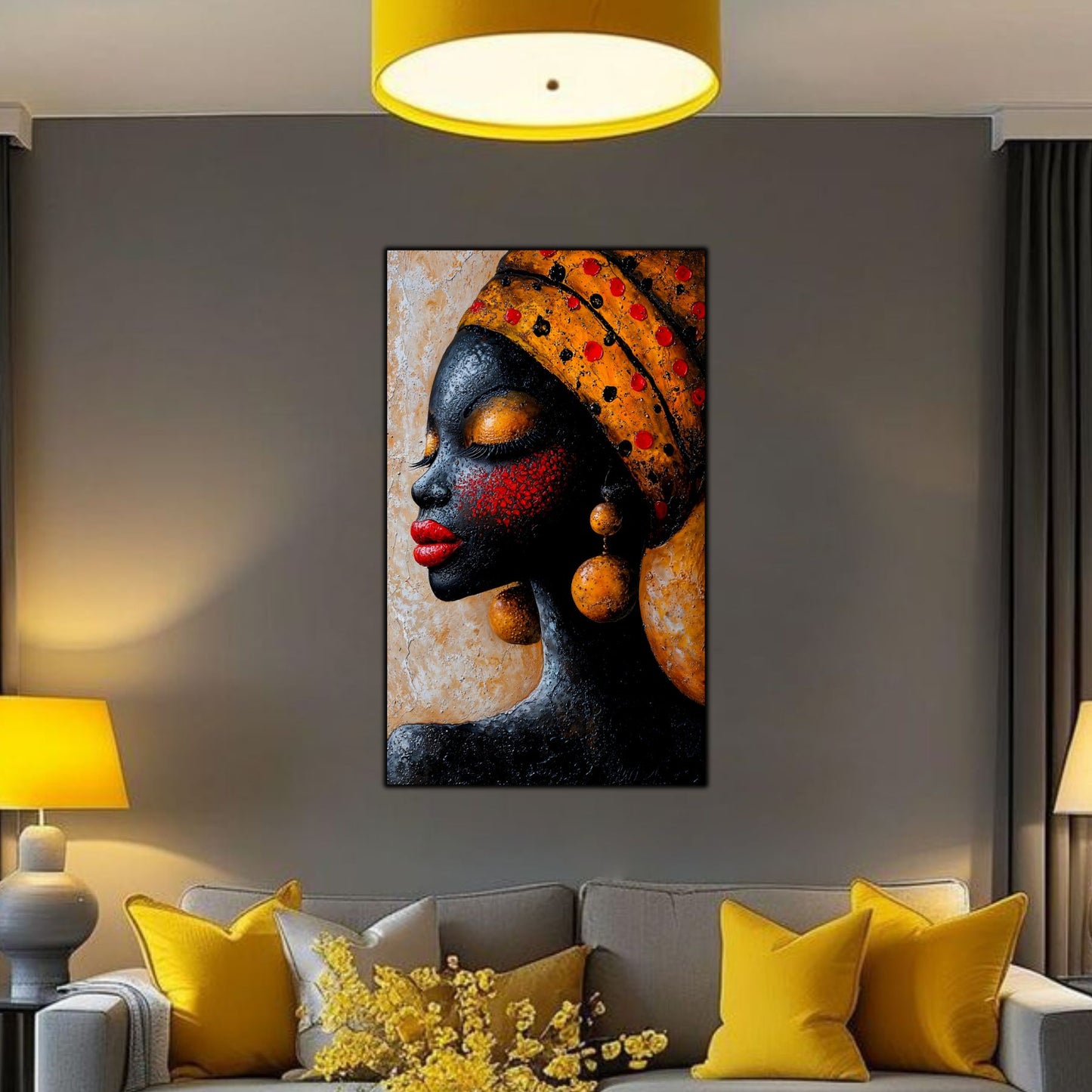 Tablou pt Decorul Livingului Modern – Sticla Securizata – Colectia Ancestral - No11