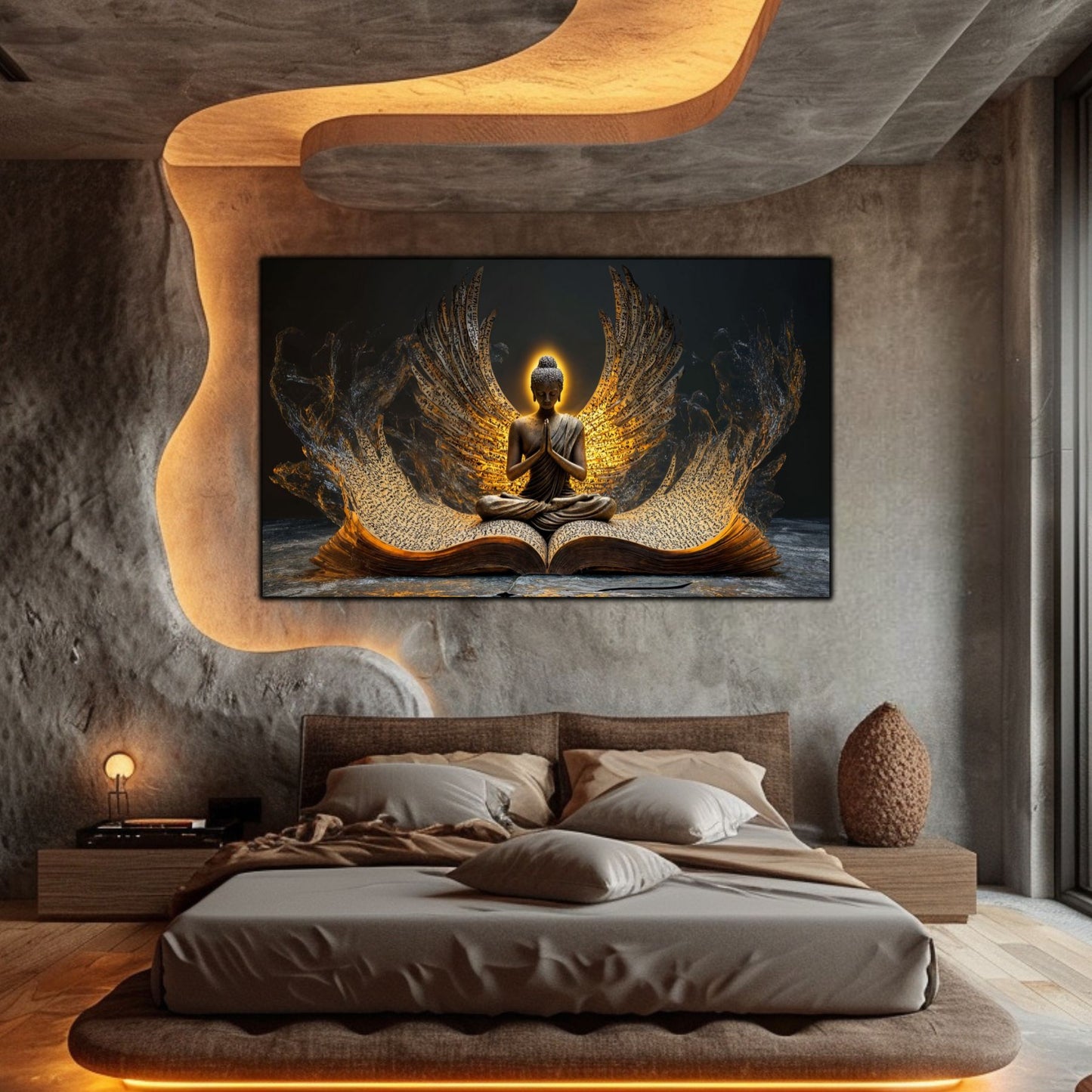 Tablou Decorativ pt Living sau Dormitor - Print UV pe Sticla - „Ascend” - No04