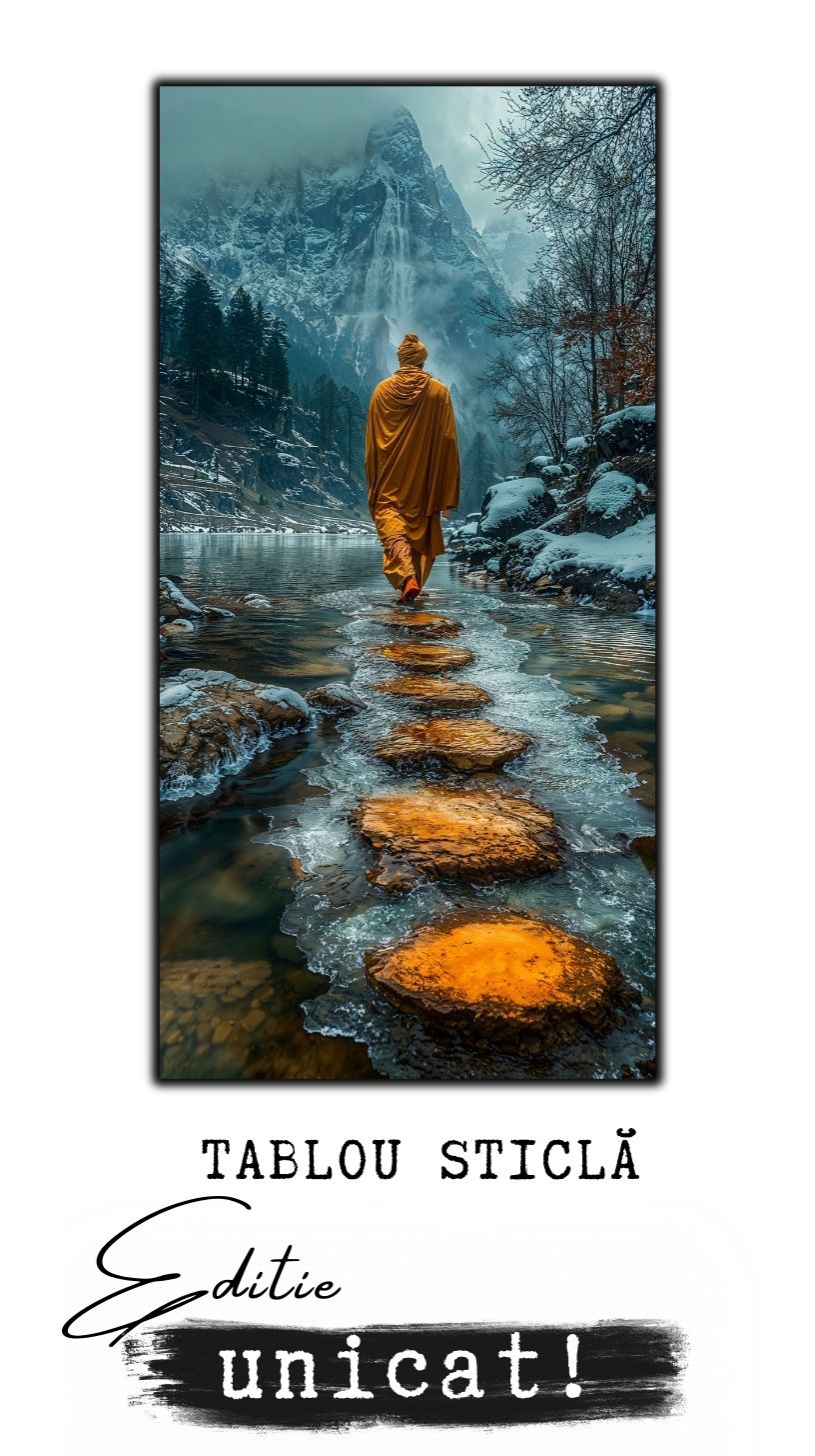 Tablou unicat din sticlă securizată Vanishing Step - No10