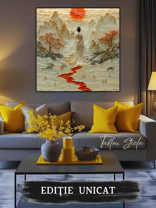 Tablou Sticla - Silk Road - 03