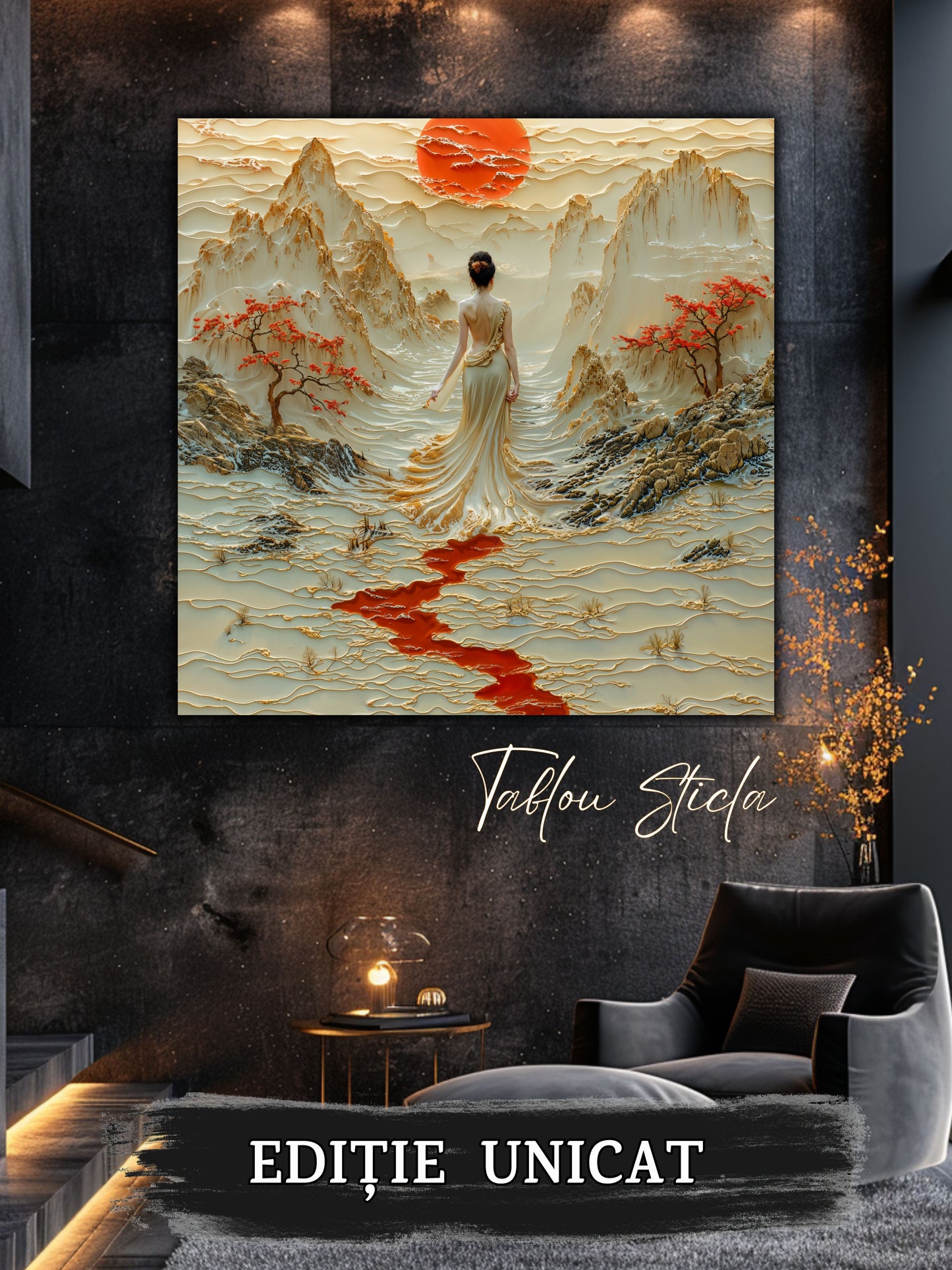 Tablou Sticla - Silk Road - 03